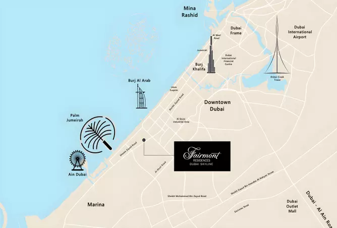 image of Fairmont Residences By RSG by RSG international, Dubai,Al Sufouh,Al Sufouh 1,Fairmont Residences Dubai Skyline — [3]