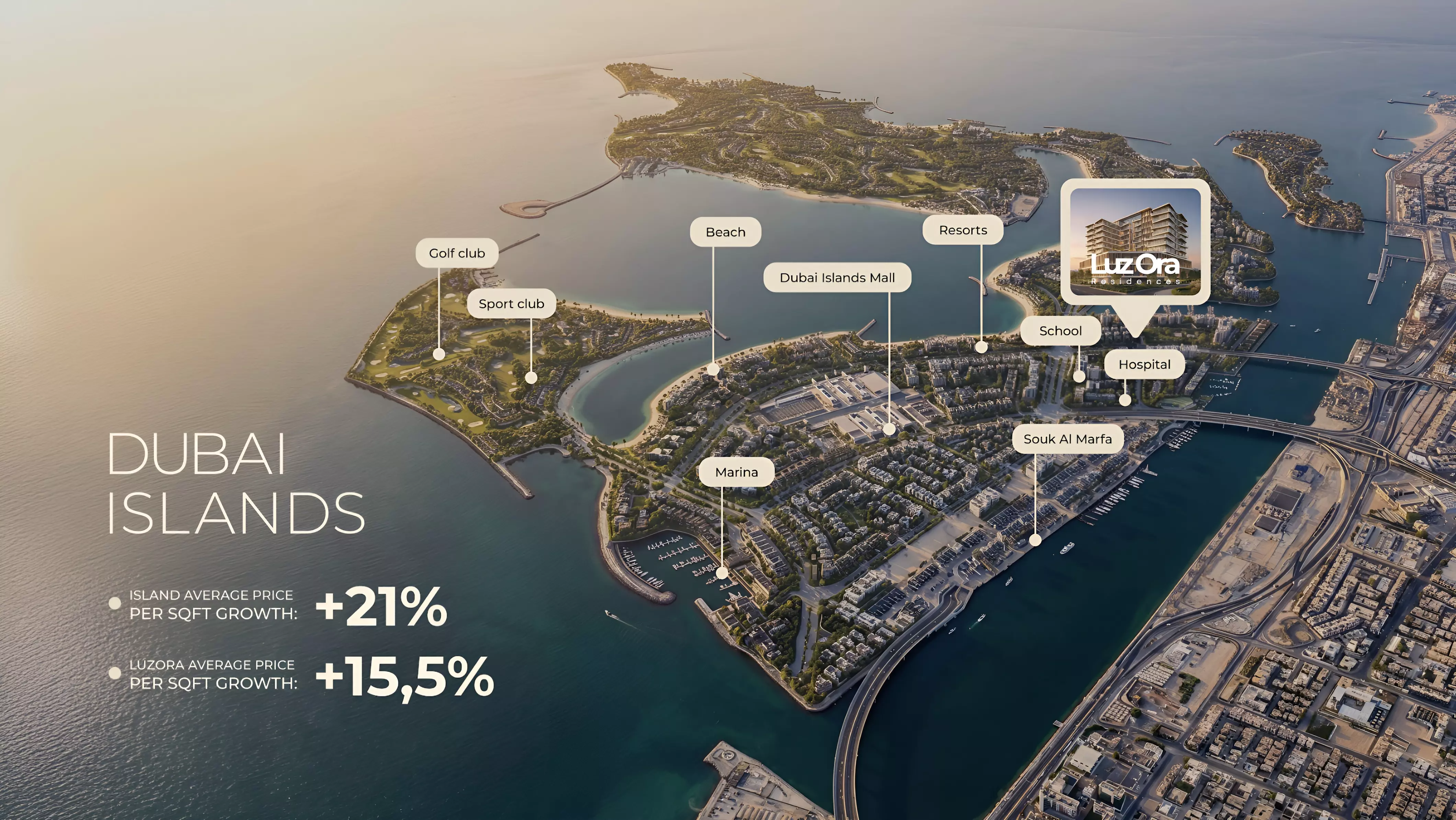 image of Luzora Residences by DIA Development, Dubai,Dubai Islands,Luzora Residences — [1]