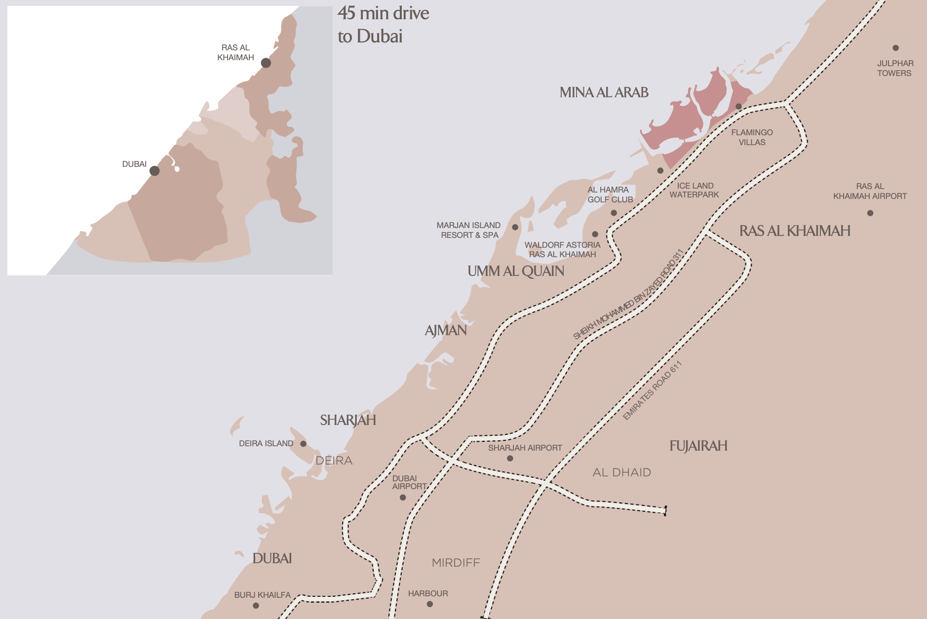 Ras Al Khaimah Gateway master plan 3 Master plan 3