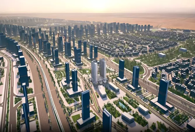 image of Double Two Tower by Nakheel Developments, Cairo, New Capital City, Central Business District, Double Two Tower — [1]