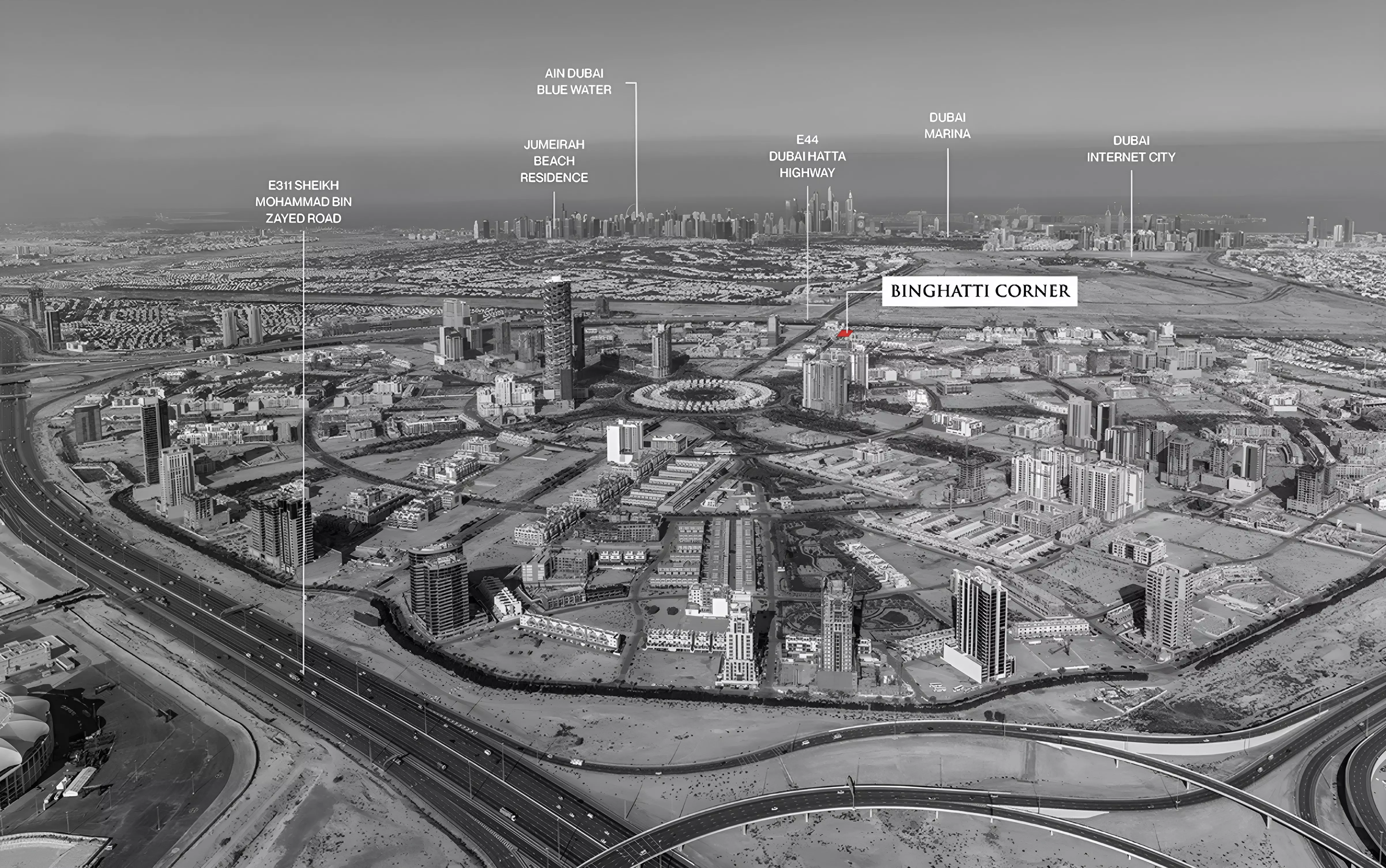 image of Binghatti Corner by Binghatti Developers, Dubai, Jumeirah Village Circle, District 10, Binghatti Corner — [1]