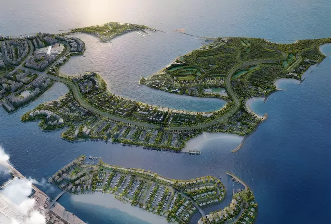 صورة لمشروع تريبان ليفينج بريف من تطوير Fakhruddin Properties في جزر دبي, دبي - [1]