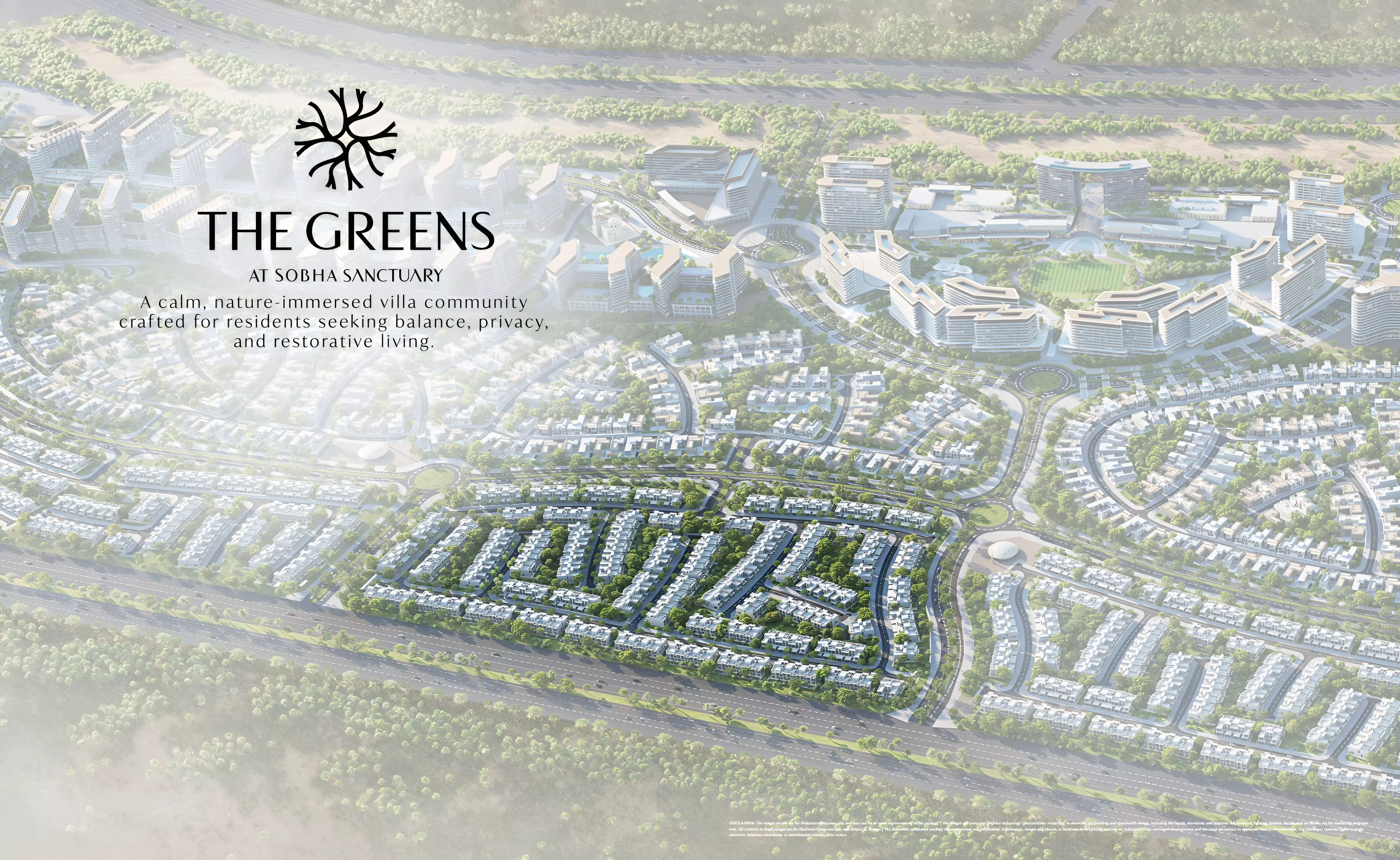 image of The Greens at Sobha Sanctuary by Sobha Realty, Dubai, Dubai Land — [1]
