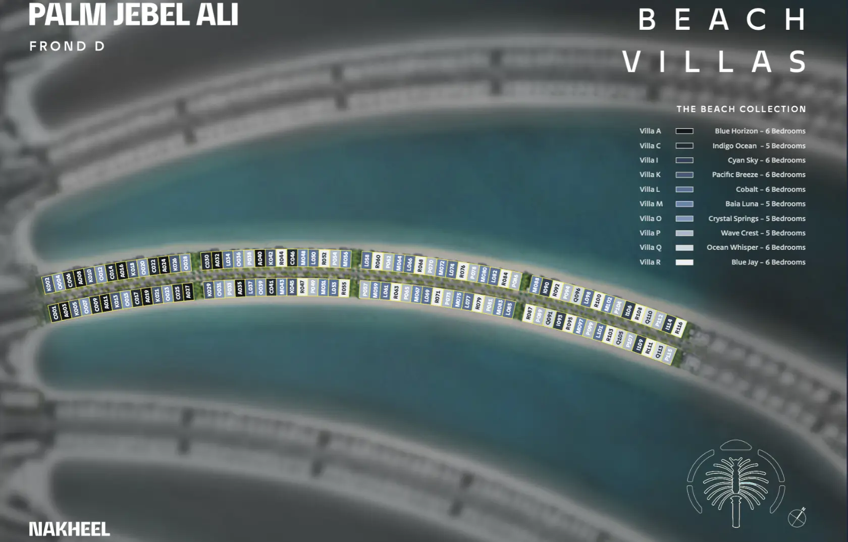 image of Palm Jebel Ali - The Beach And Coral Collection Frond D by Nakheel, Dubai,Palm Jebel Ali — [1]