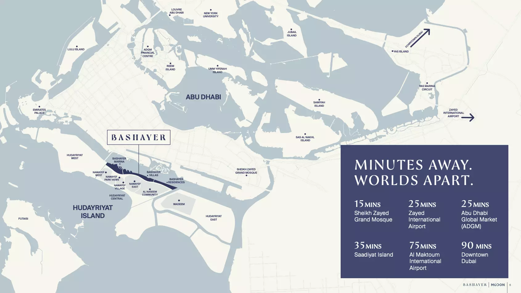 image of Bashayer Villas Phase 2 by Modon Properties, Abu Dhabi, Al Hudayriat Island, Bashayer Villas — [1]