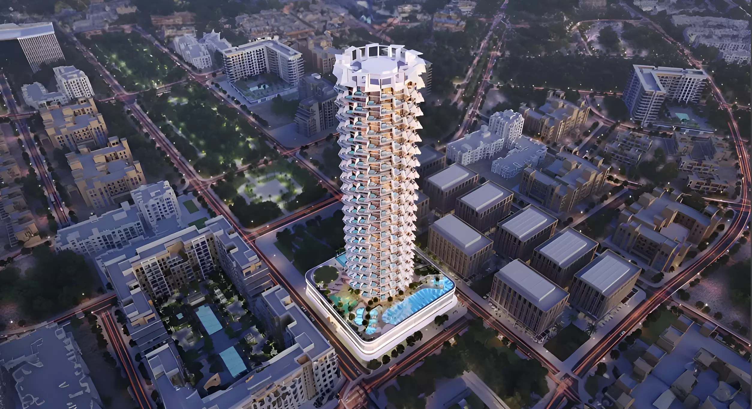 Binghatti Grove - off-plan apartment by Binghatti Developers in Binghatti Grove