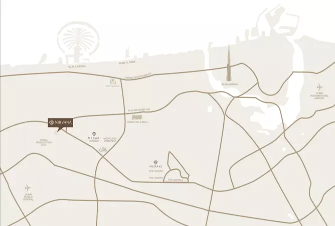 صورة لمشروع نيرفانا ريزيدنس من تطوير Meraki في دبي, مدينة دبي للإنتاج (اي ام بي زد) - [3]