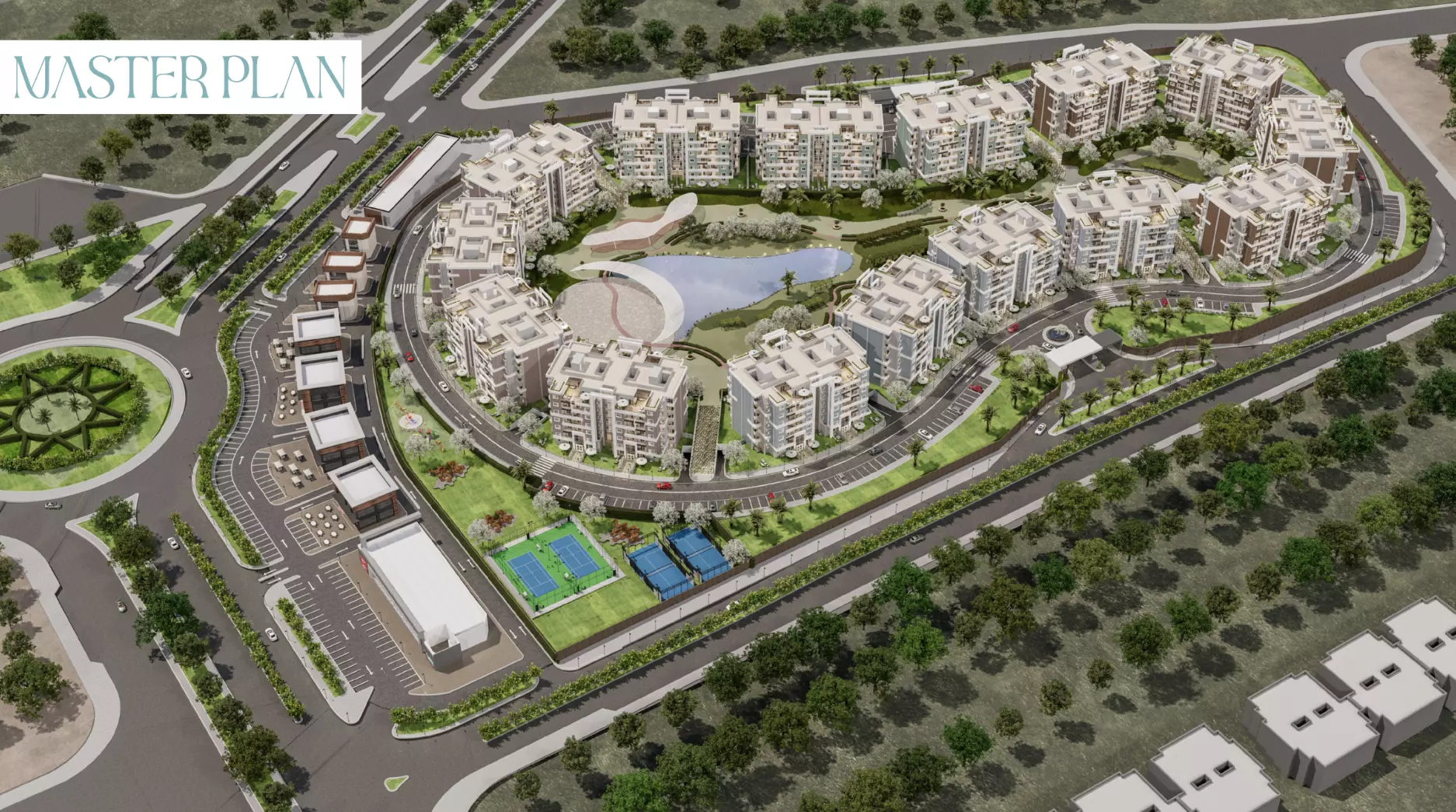 عرض المخطط الرئيسي للمشروع