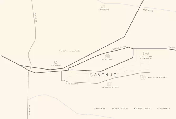 صورة لمشروع أفينيو من تطوير مجموعة المرشدى في القاهرة, حي المعادي, المعادي - [3]