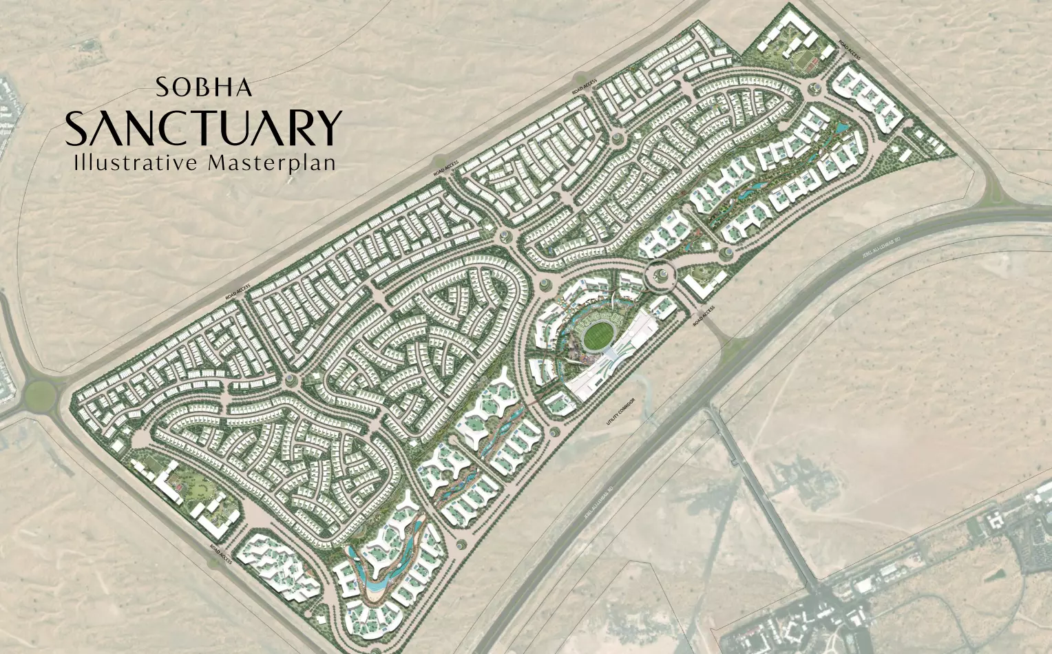 image of Sobha Sanctuary by Sobha Realty, Dubai, Dubai Land, Sobha Sanctuary — [1]