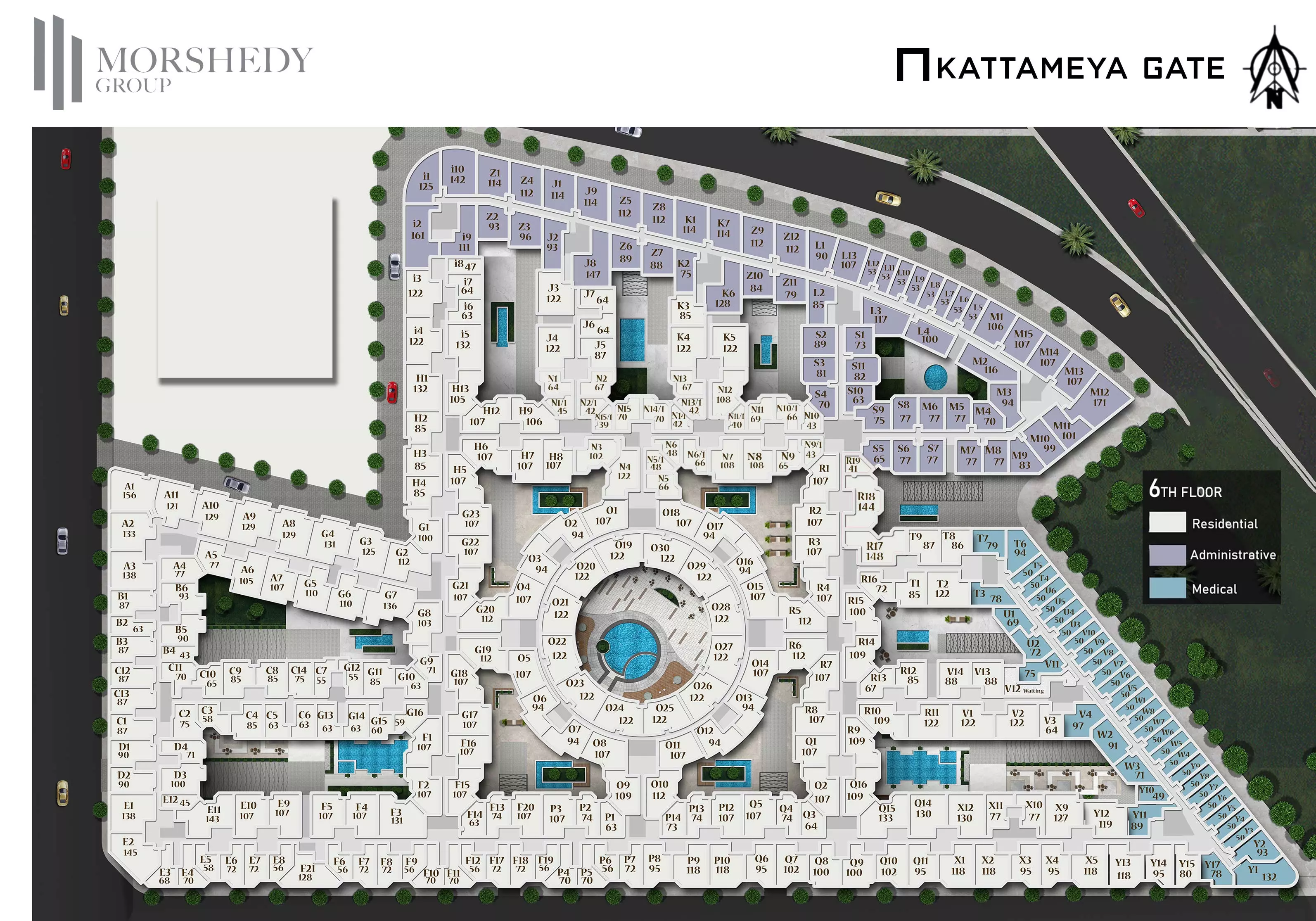 صورة لمشروع قطامية جيت من تطوير مجموعة المرشدى في القاهرة, مدينة القاهرة الجديدة, القطامية, كمبوندات القطامية, قطامية جيت - [1]