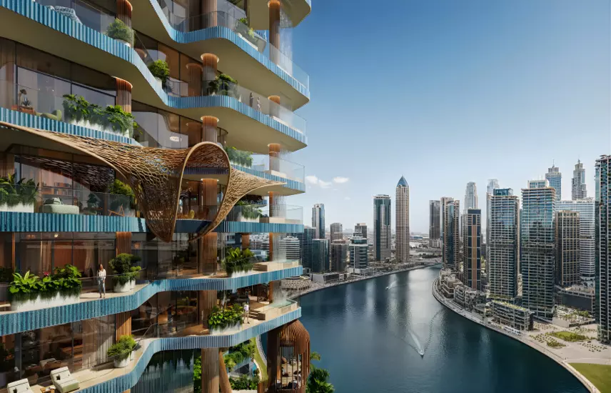 صورة لمشروع إيوا واي أوف ووتر من تطوير آر.ايفولوشن في دبي, الخليج التجاري, ايڤا - [1]