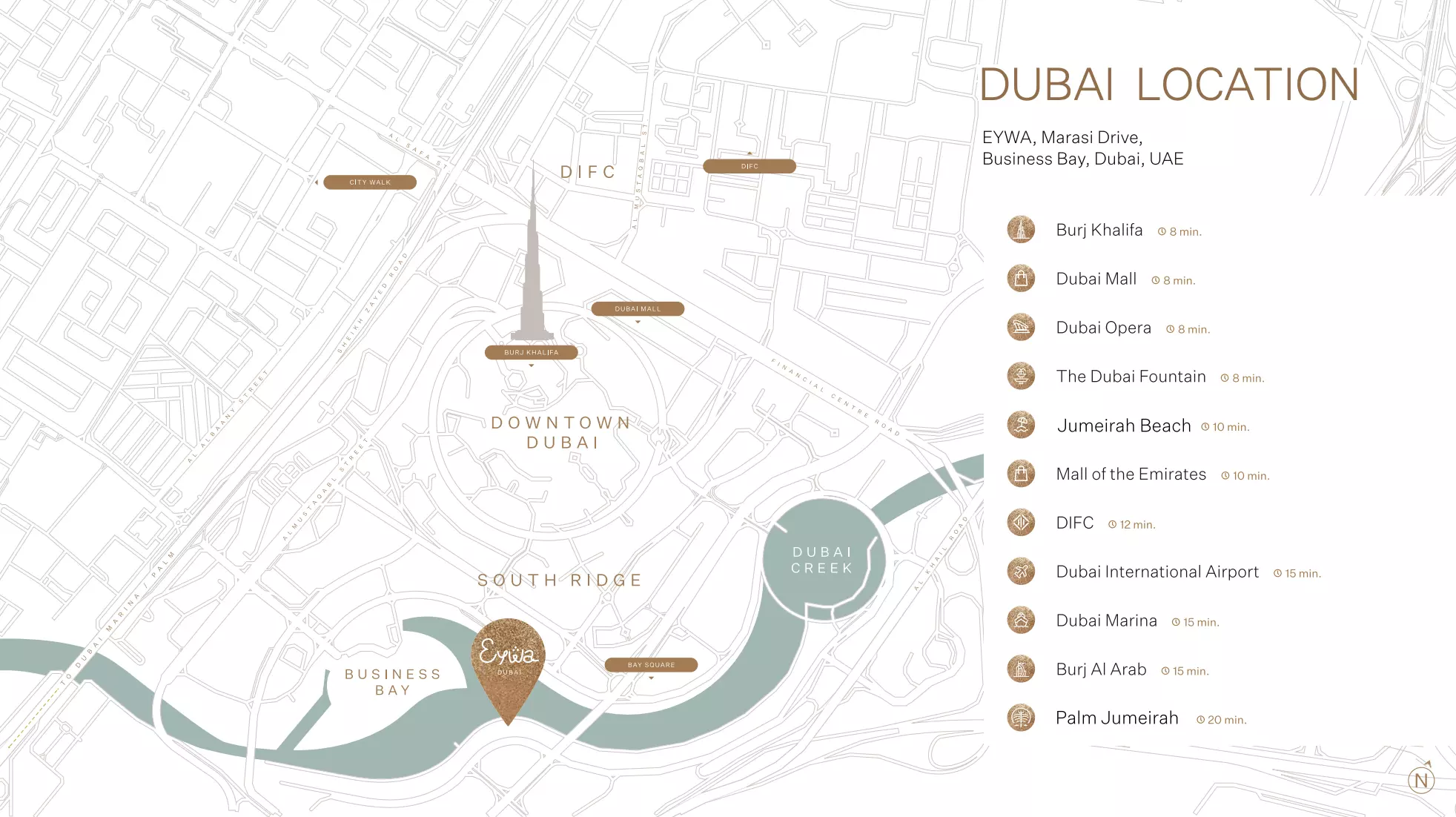 صورة لمشروع إيوا واي أوف ووتر من تطوير آر.ايفولوشن في دبي, الخليج التجاري, ايڤا - [1]