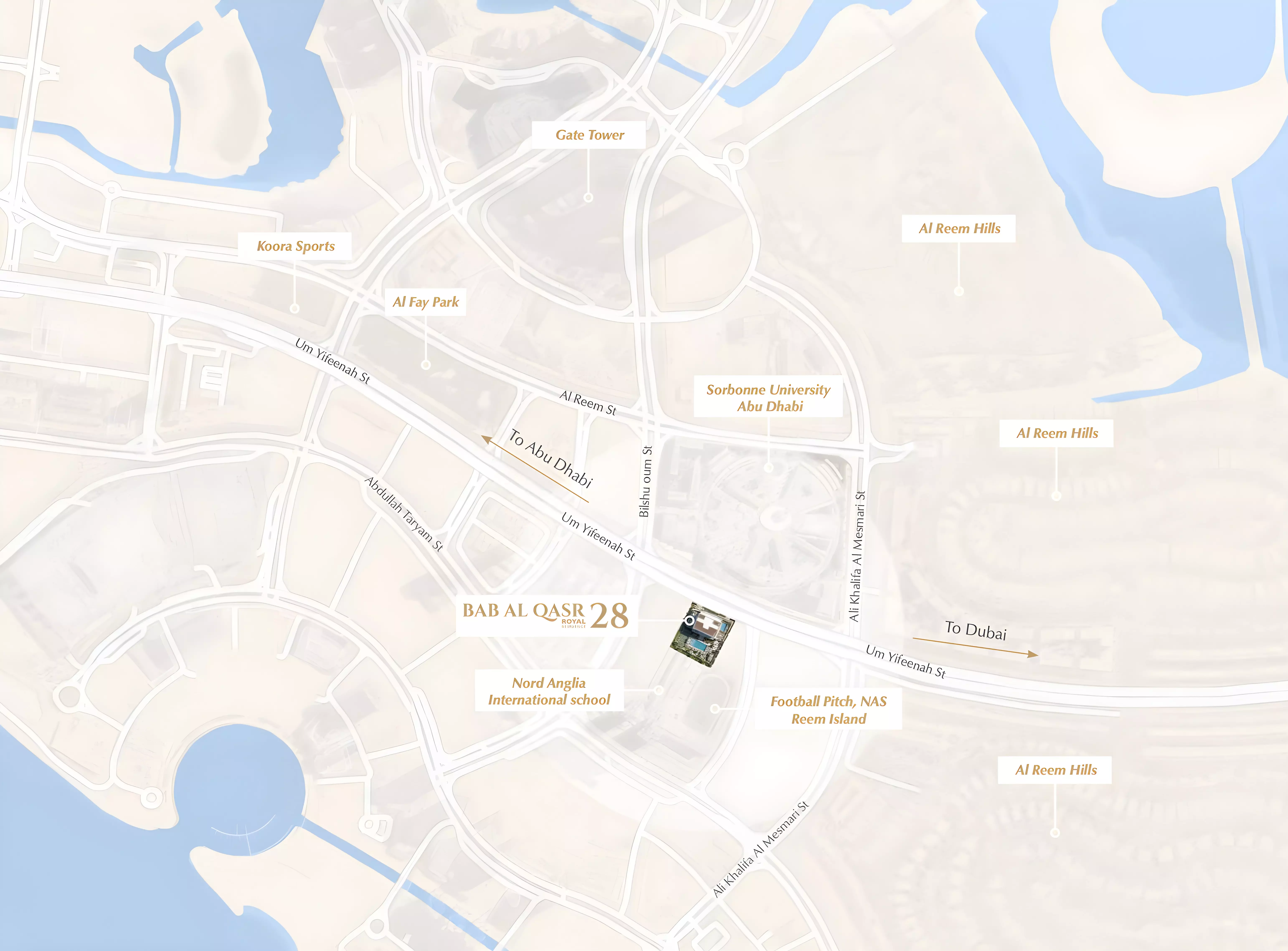 صورة لمشروع باب القصر رويال ريزيدنس 28 من تطوير Burtville في أبوظبي, مدينة مصدر, منتجع باب القصر ريزيدنس - [1]