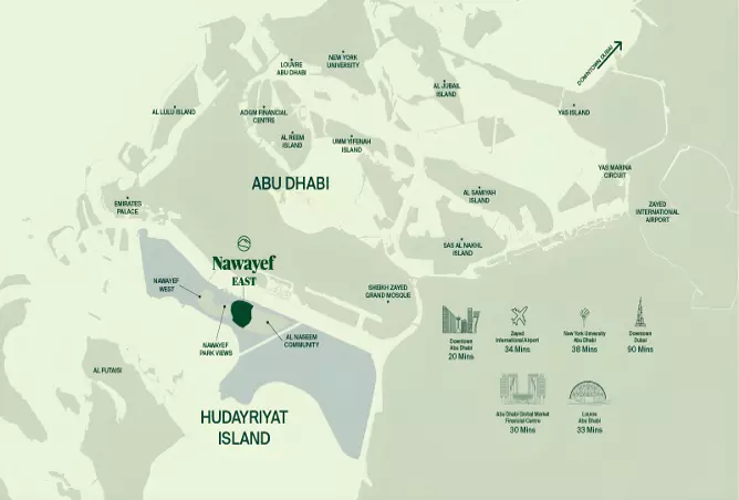 صورة لمشروع نوايف إيست أ من تطوير مدن للعقارات في أبوظبي, جزيرة الحديريات, نوايف ايست - [3]