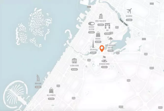 صورة لمشروع أبسايد من تطوير إس آر جي في دبي, الخليج التجاري, رأسًا على عقب - [3]