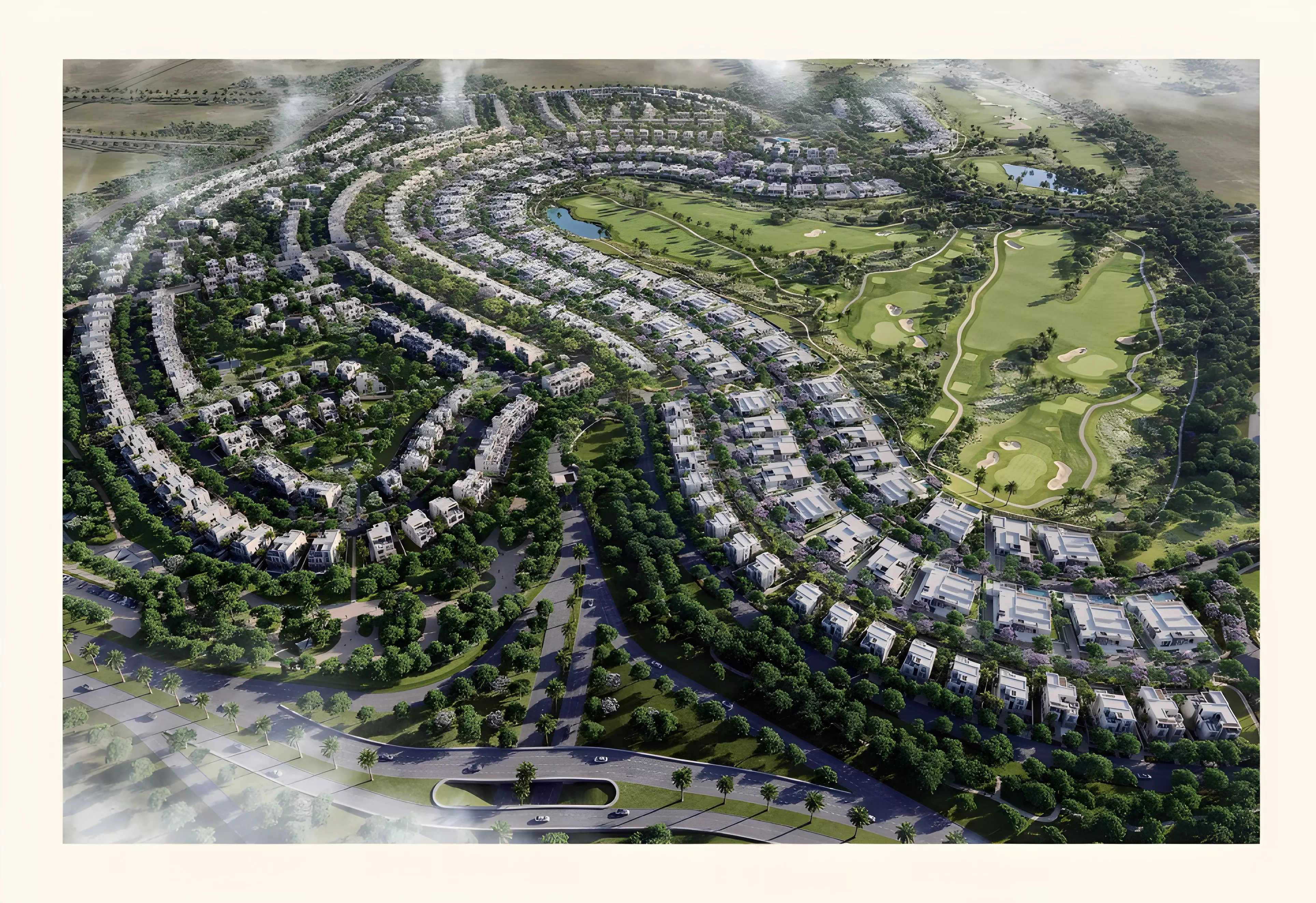 image of Jade Hills by Qatari Diar, Cairo,New Cairo City,The 5th Settlement,5th Settlement Compounds,City Gate — [1]