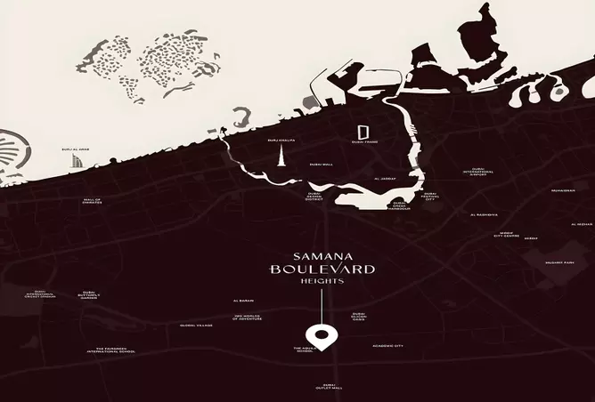 image of Samana Boulevard Heights by Samana Developers, Dubai, Dubai Land, Samana Boulevard Heights — [3]
