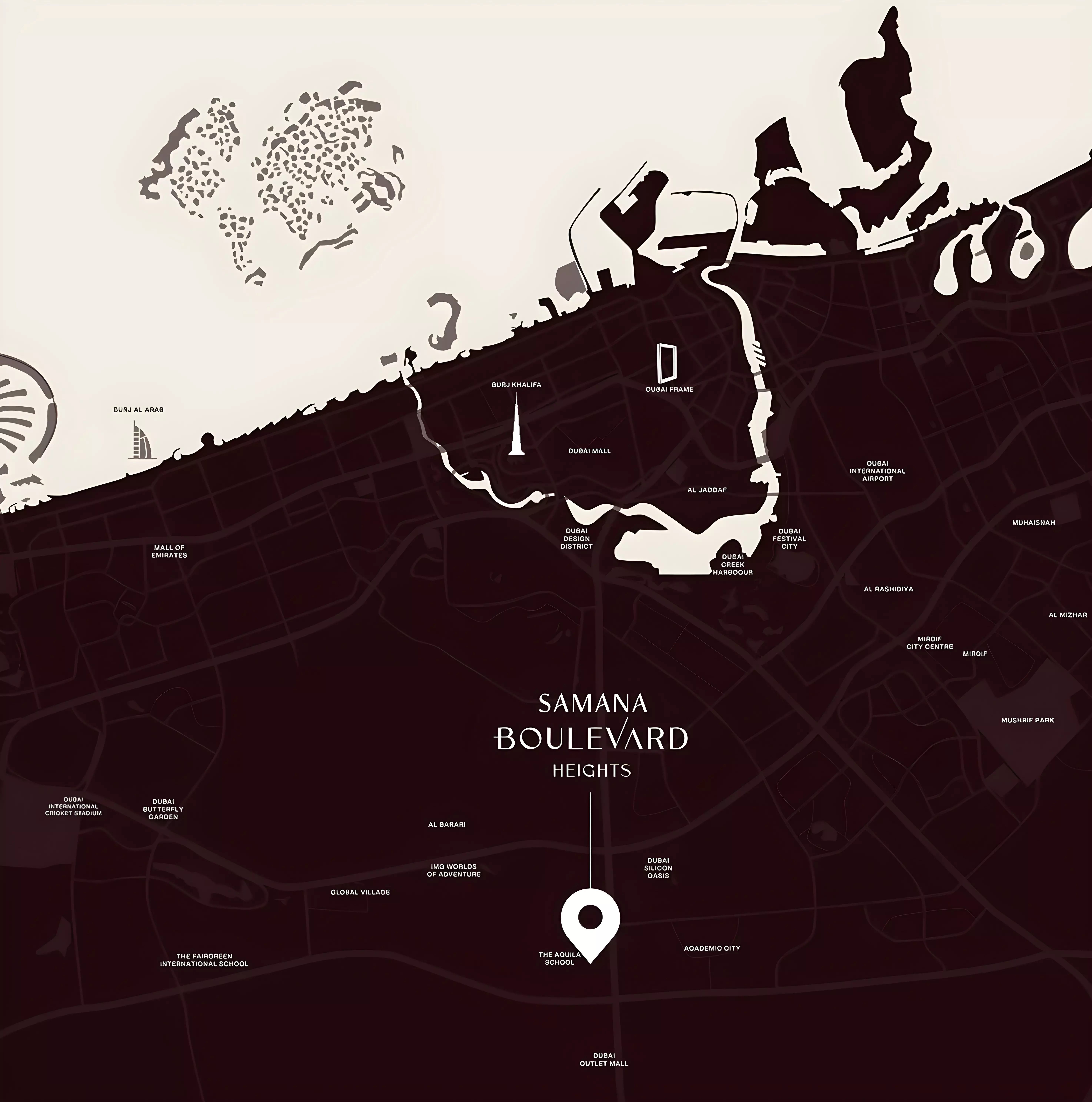 image of Samana Boulevard Heights by Samana Developers, Dubai, Dubai Land, Samana Boulevard Heights — [1]