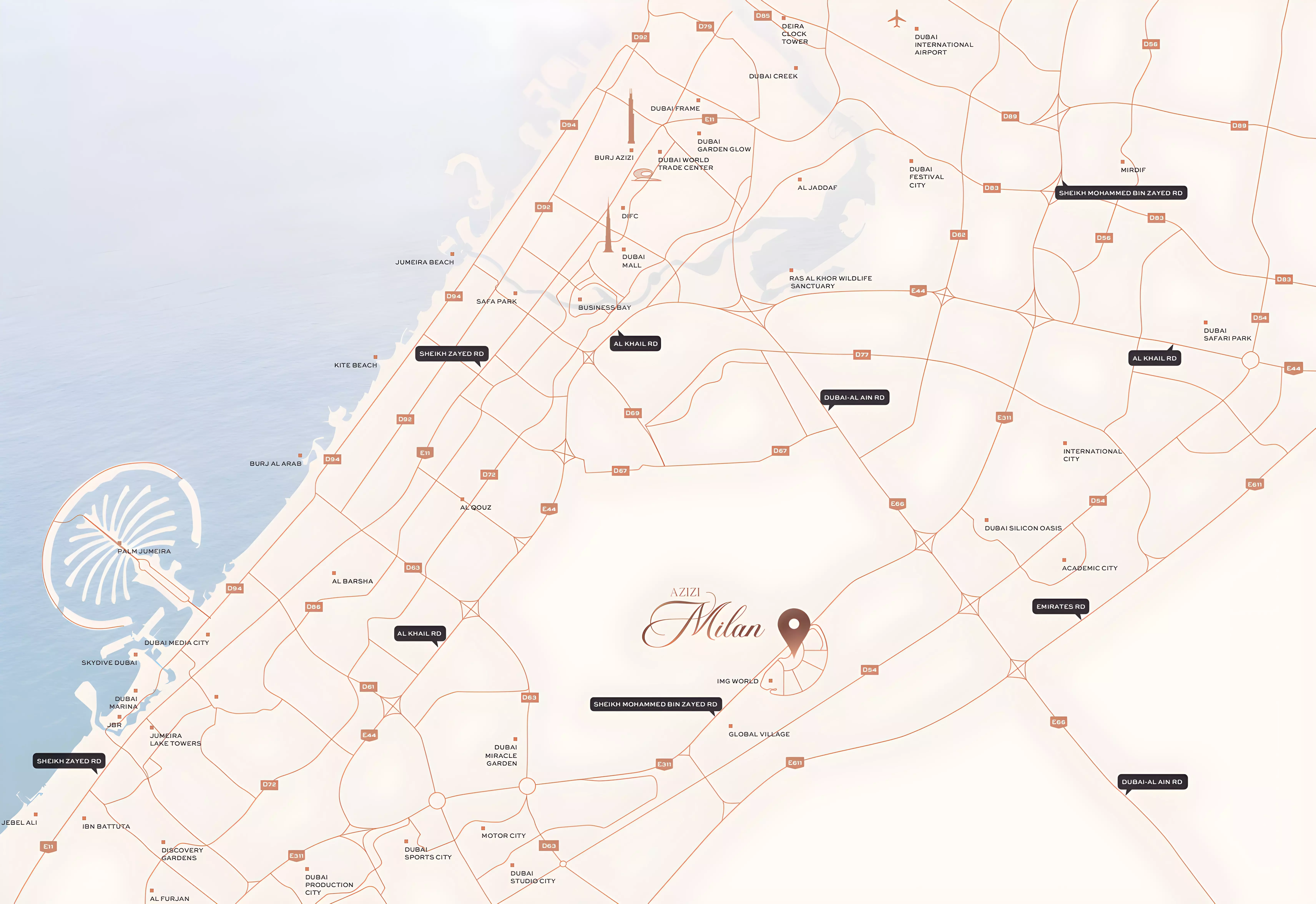 صورة لمشروع عزيزي ميلان 53 من تطوير عزيزي للتطوير العقاري في دبي,سيتي أوف أرابيا,عزيزي ميلان 53 - [1]