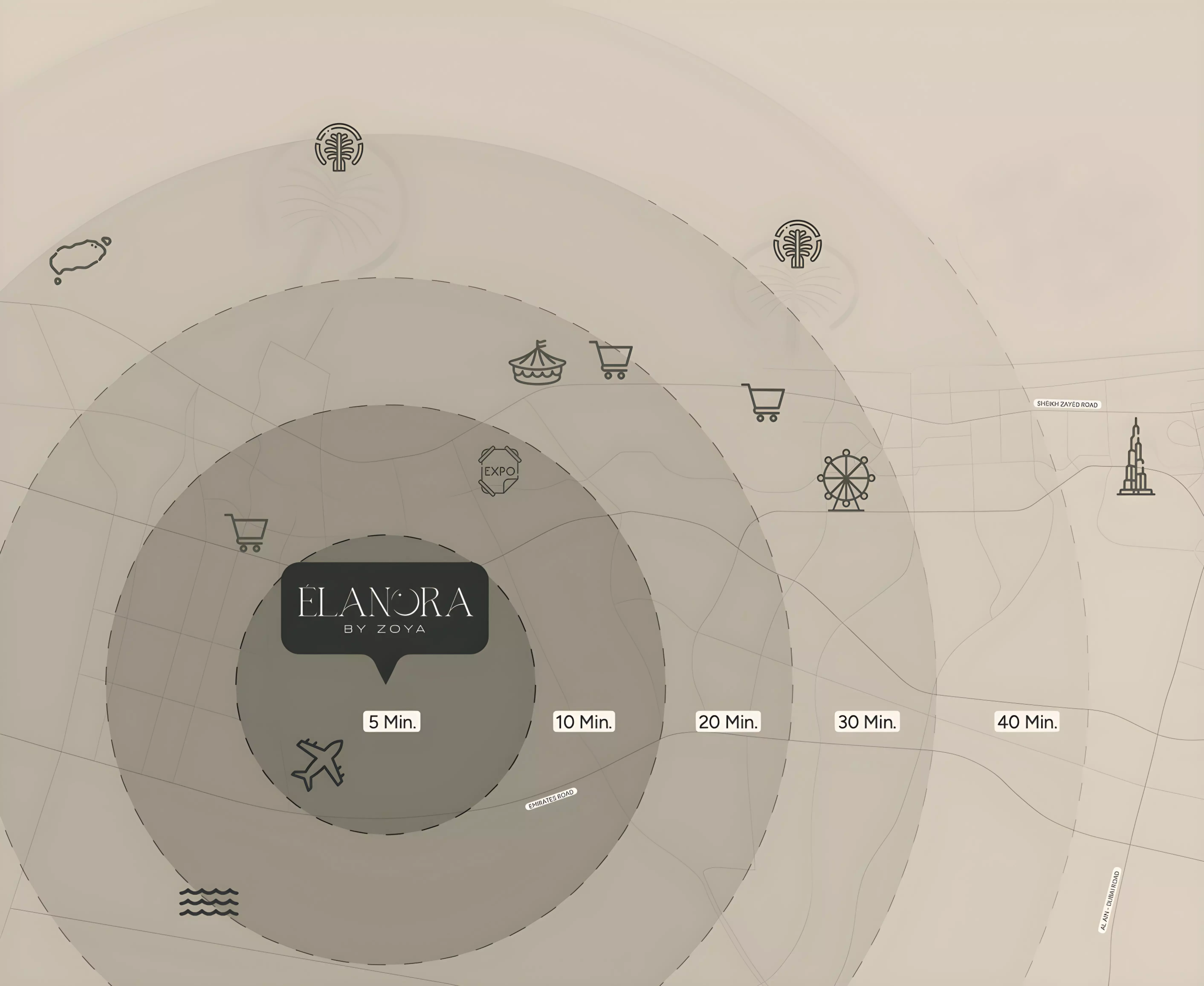 صورة لمشروع إيلانورا من تطوير Zoya Developments في دبي, مدينة دبي الصناعية - [1]