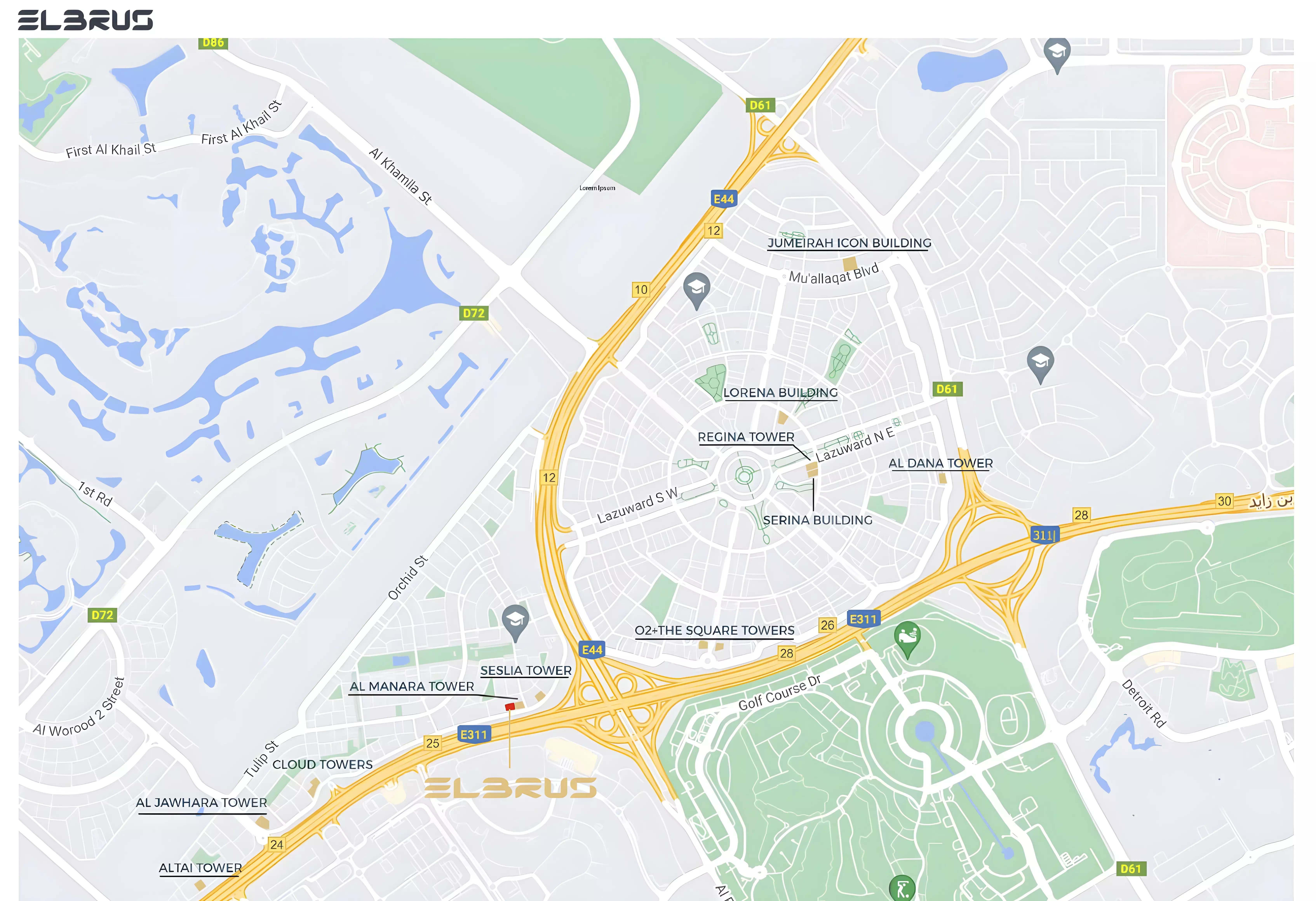 image of Elbrus Tower by Tiger  Properties, Dubai,Jumeirah Village Triangle,District 4,Elbrus Tower — [1]
