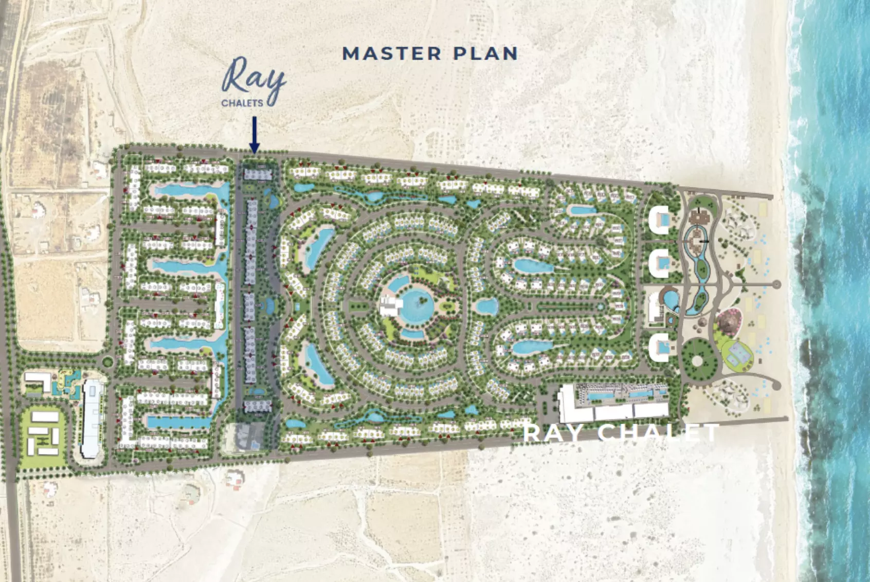 صورة لمشروع شاليهات راي - دوز من تطوير Akam Developments في الساحل الشمالي,قسم الضبعة,دوس - [1]