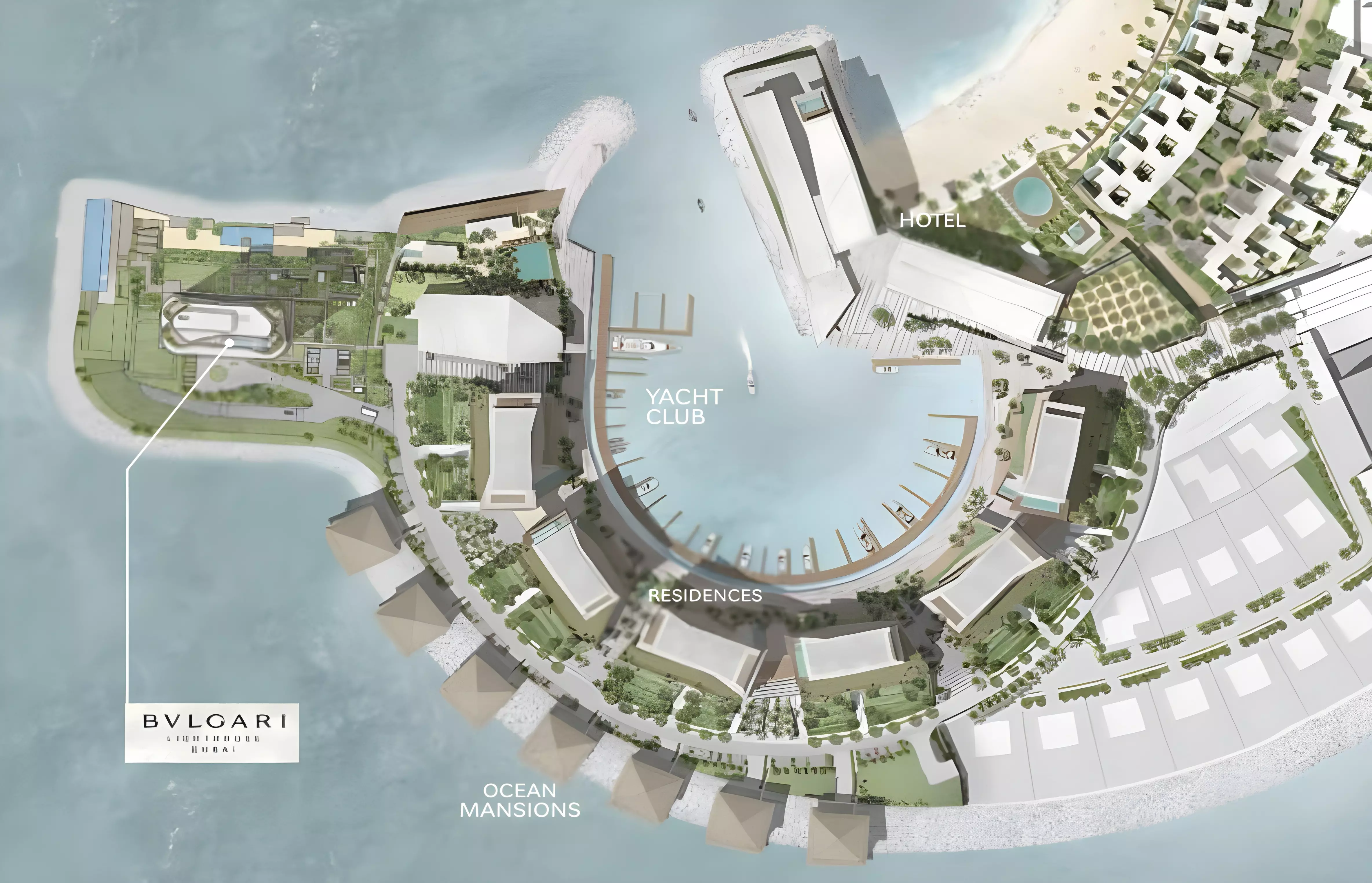 image of Bulgari Lighthouse by Meraas Holding, Dubai, Jumeirah, Jumeirah Bay Island, Bulgari Lighthouse — [1]