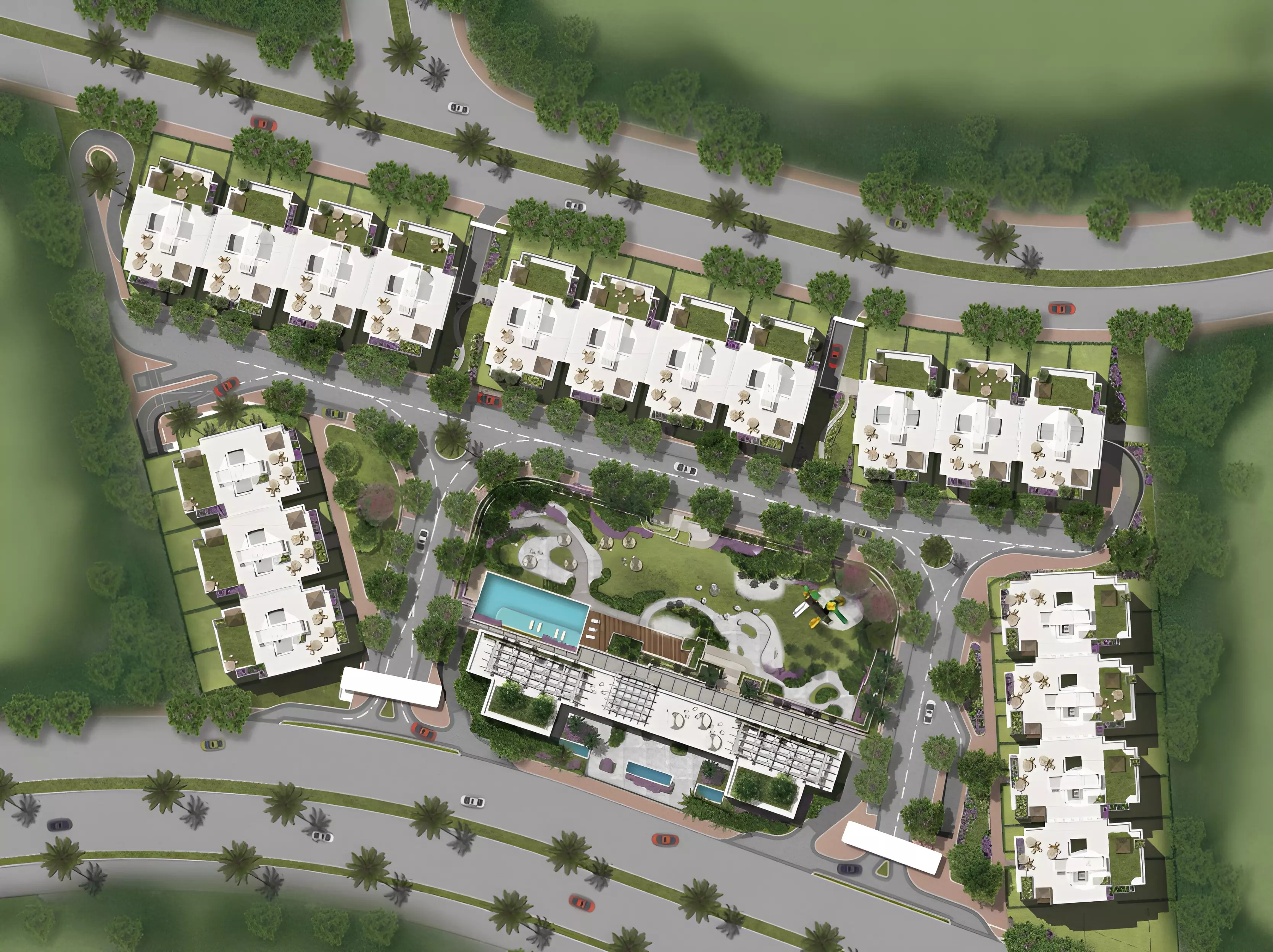 عرض المخطط الرئيسي للمشروع