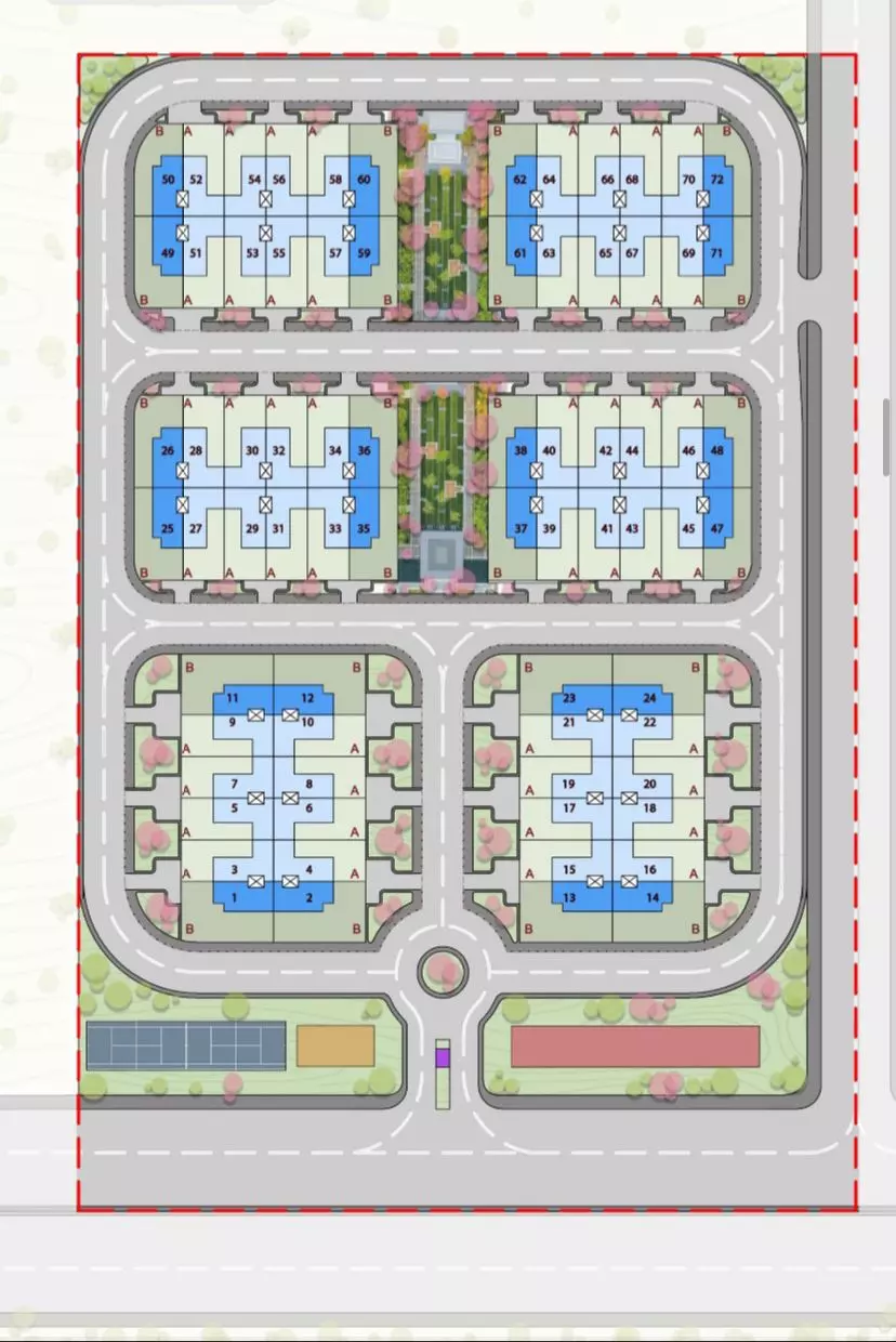 عرض المخطط الرئيسي للمشروع