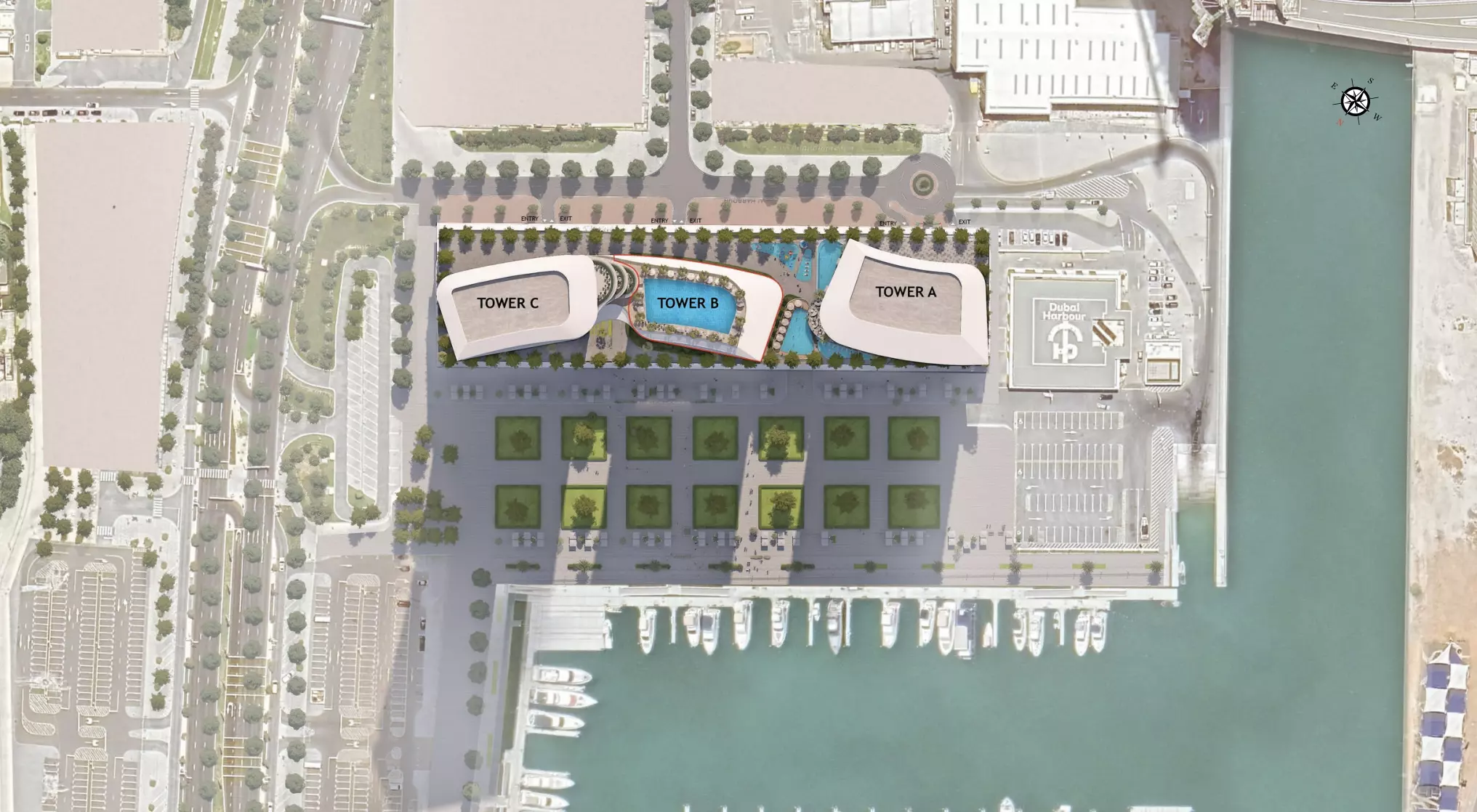 image of Sobha Seahaven by Sobha Realty, Dubai, Dubai Harbour, Sobha Seahaven — [1]