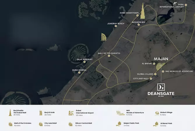 image of Deansgate by ADE Properties, Dubai, Dubai Land, Majan, Deansgate By Ade — [3]