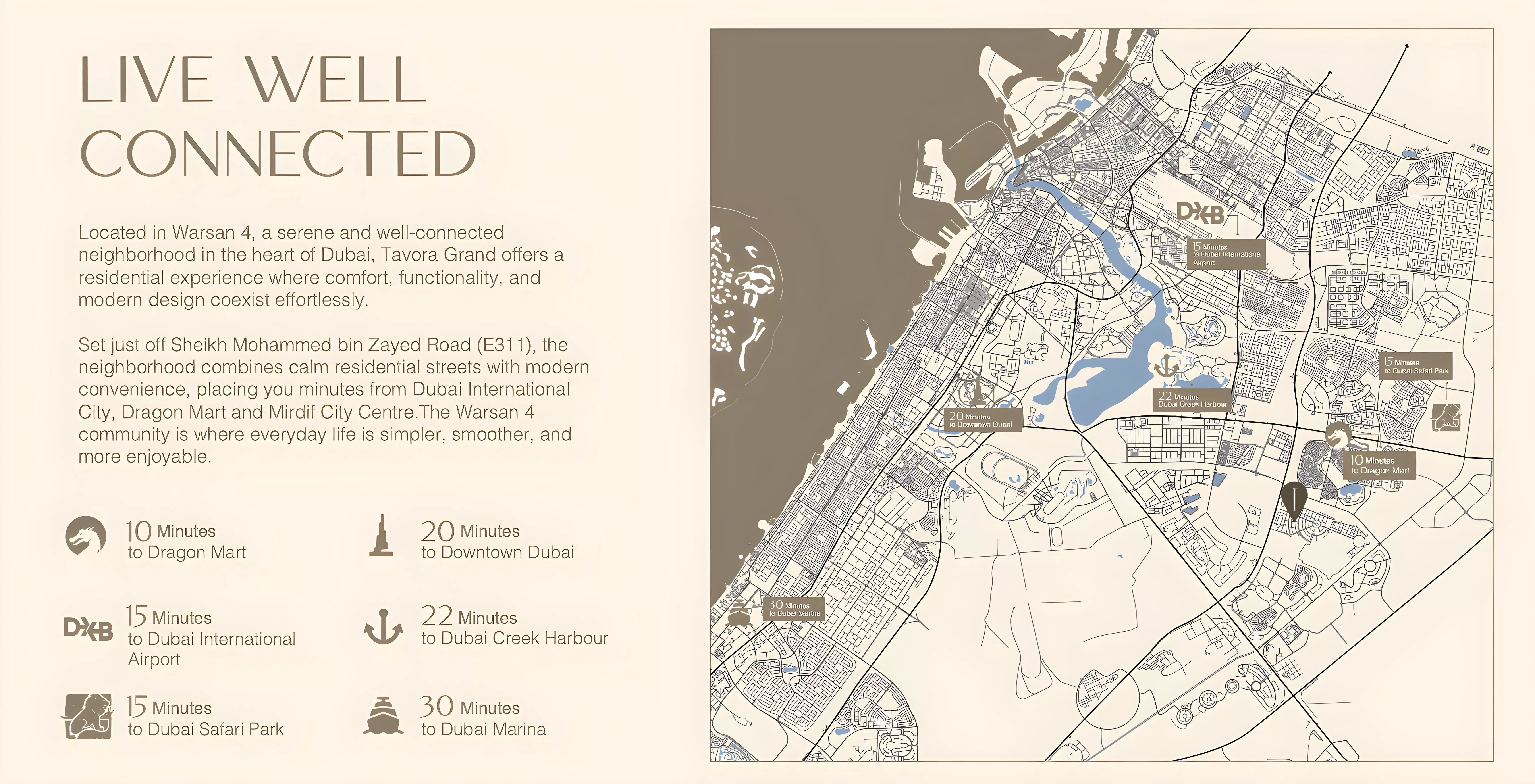 image of Tavora Grand by JHK Developments, Dubai,Al Warsan,Al Warsan 4 — [1]