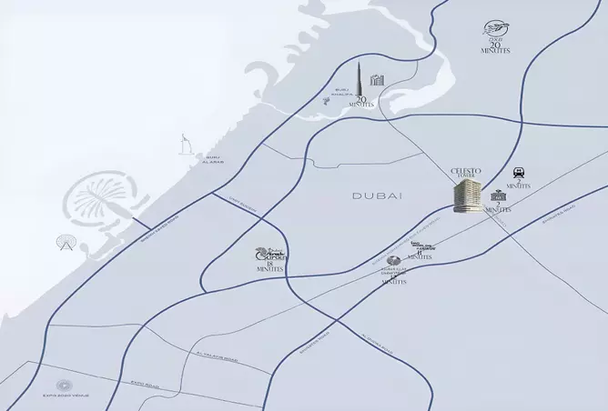 image of Celesto Tower by Tarrad Development, Dubai, Dubai Land, Dubai Land Residence Complex, Celesto Tower — [3]