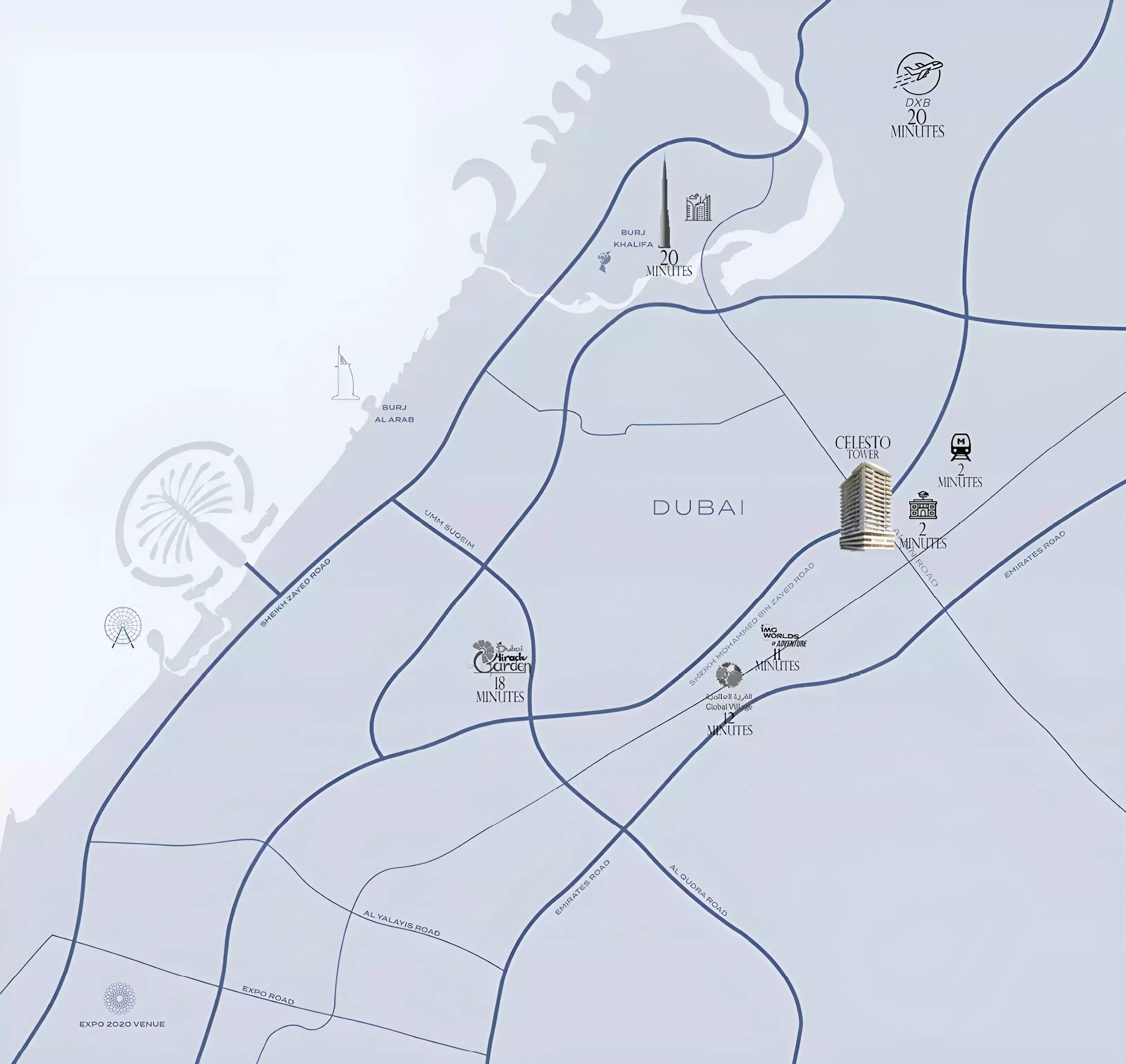 image of Celesto Tower by Tarrad Development, Dubai, Dubai Land, Dubai Land Residence Complex, Celesto Tower — [1]