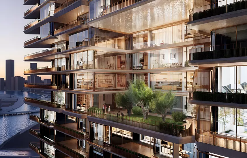 صورة لمشروع ذا كليفس من تطوير AGI Palace Group في دبي,الواجهة المائية - [1]