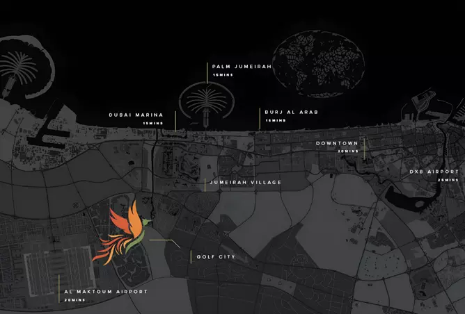 صورة لمشروع باردايس هيلز من تطوير جولف لاند للتطوير العقاري في دبي, غولف سيتي, بارادايس هيلز - [3]