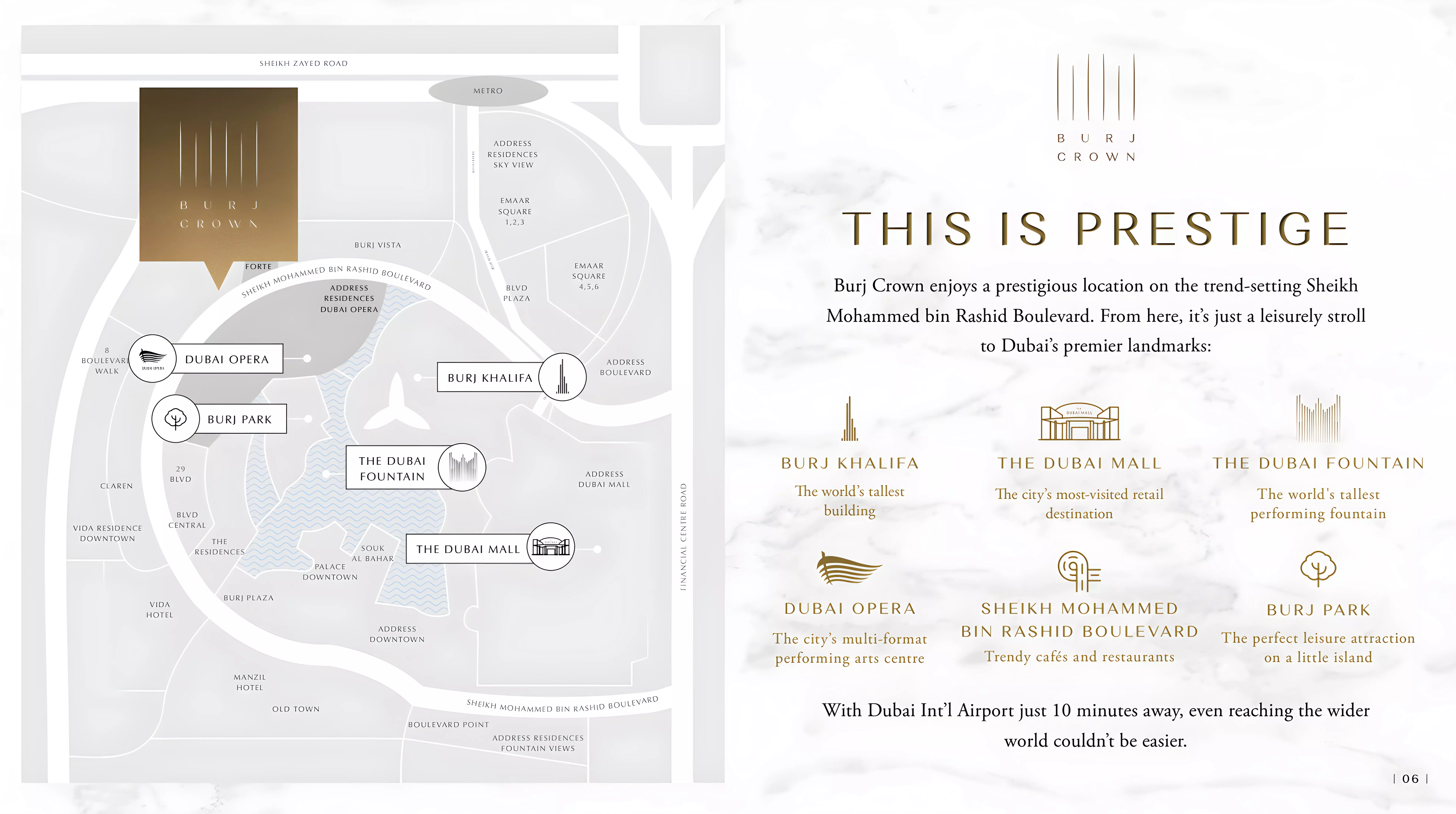 image of Burj Crown by Emaar Properties, Dubai,Downtown Dubai,Burj Crown — [1]