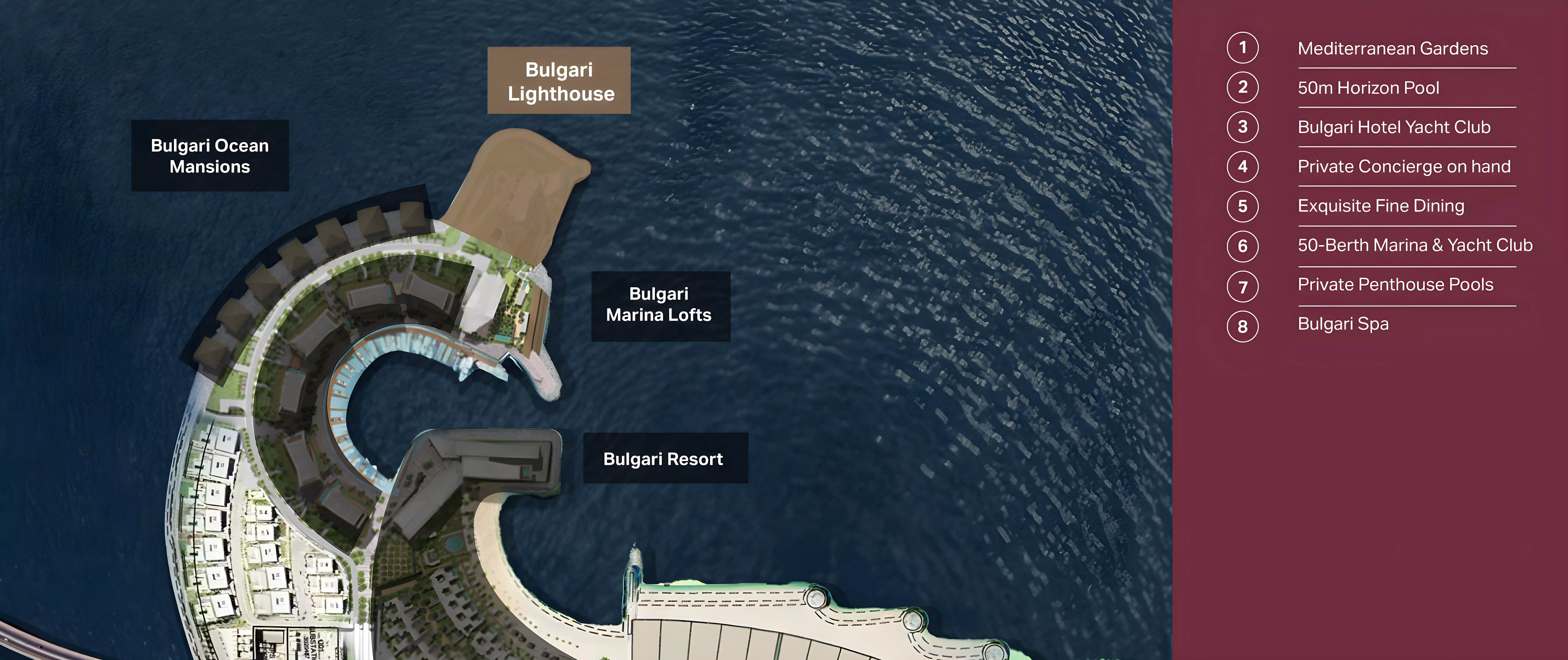 image of Bulgari Ocean Mansions by Meraas Holding, Dubai, Jumeirah, Jumeirah Bay Island, Bulgari Ocean Mansions — [1]