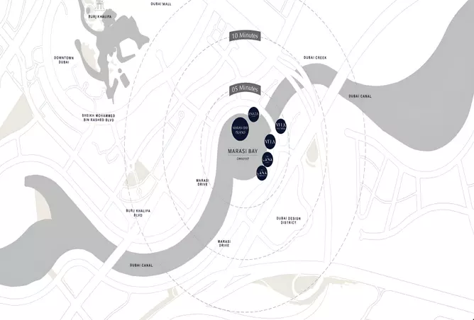 image of Marasi Bay Island by Omniyat Group, Dubai, Business Bay — [3]