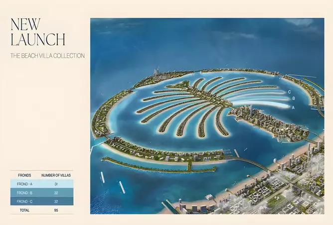 image of Palm Jebel Ali - The Beach And Coral Collection Frond C by Nakheel, Dubai, Palm Jebel Ali — [3]