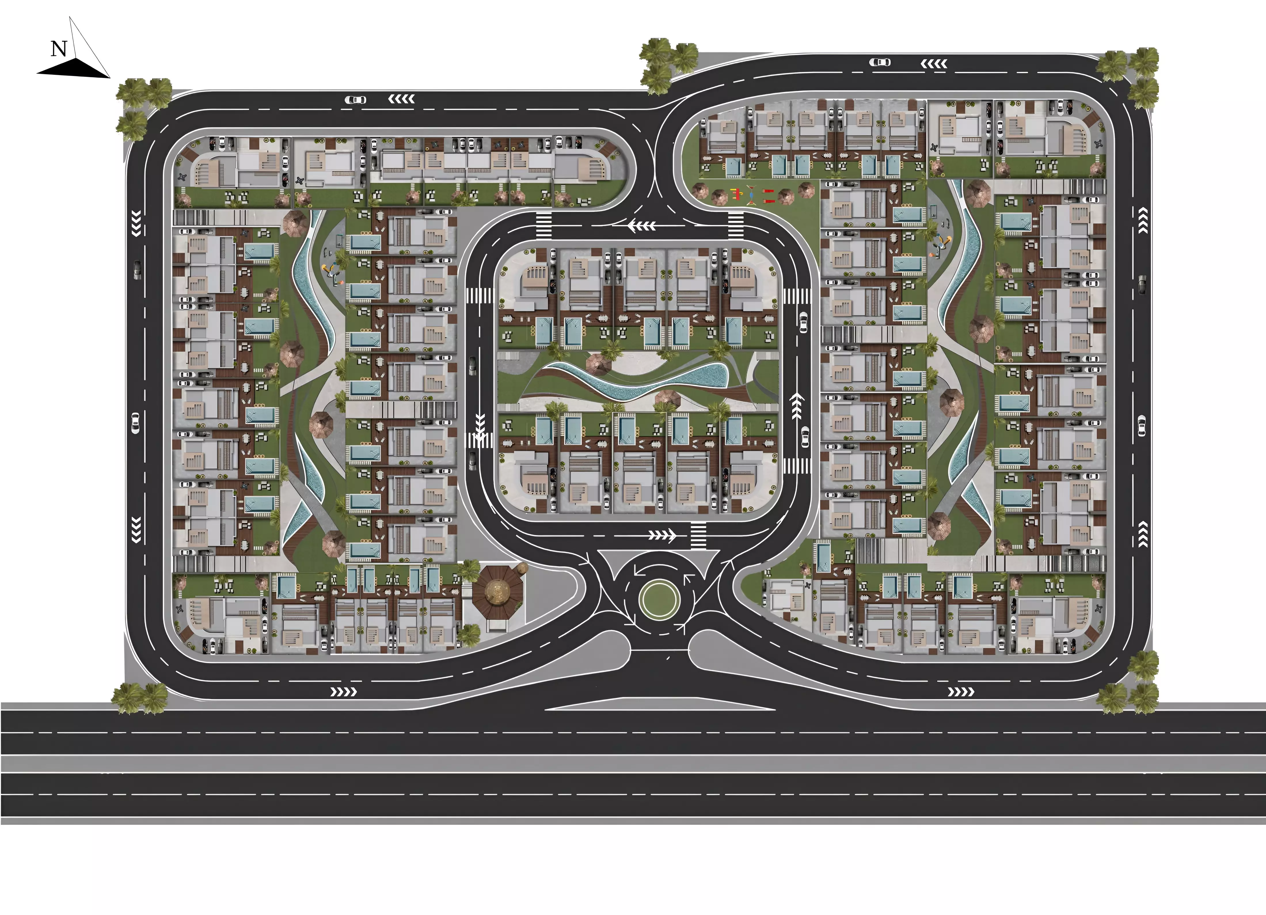 عرض المخطط الرئيسي للمشروع