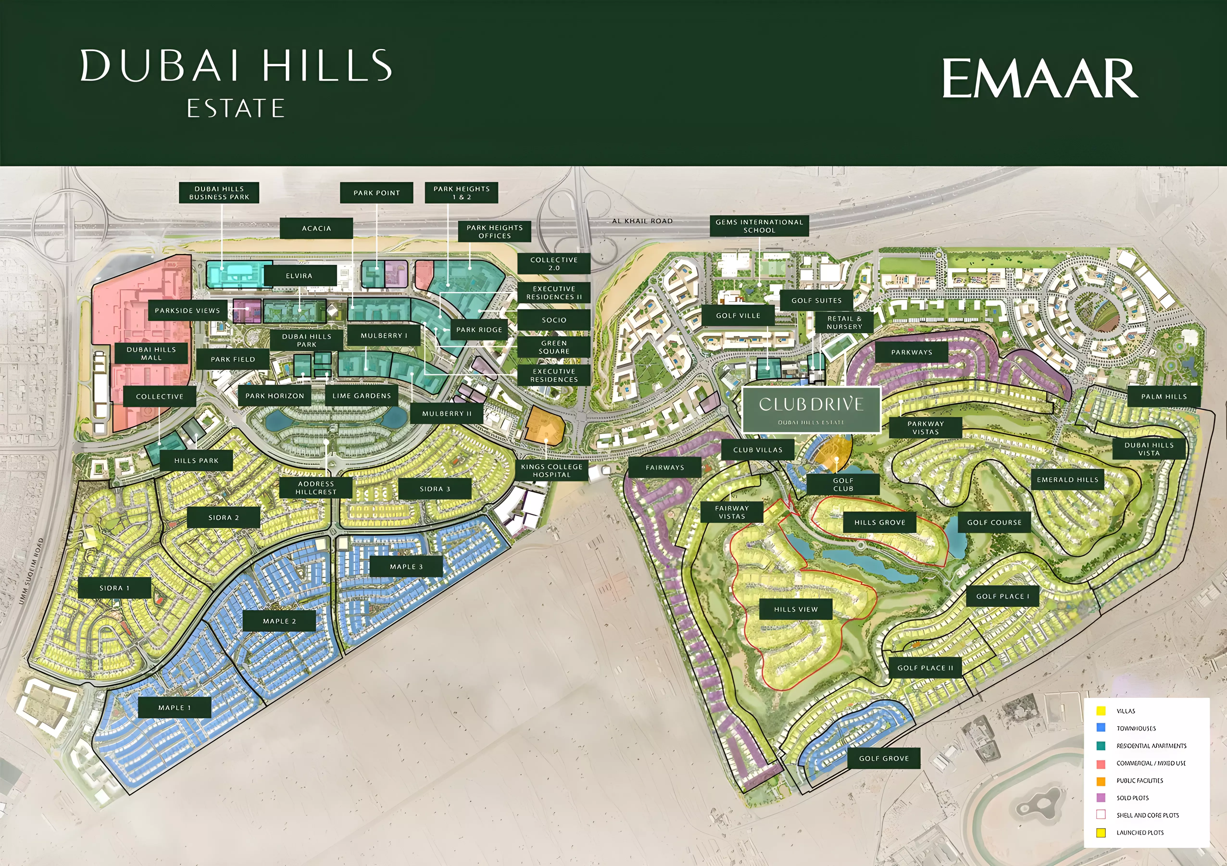 image of Club Drive by Emaar Properties, Dubai,Dubai Hills Estate,Club Drive — [1]