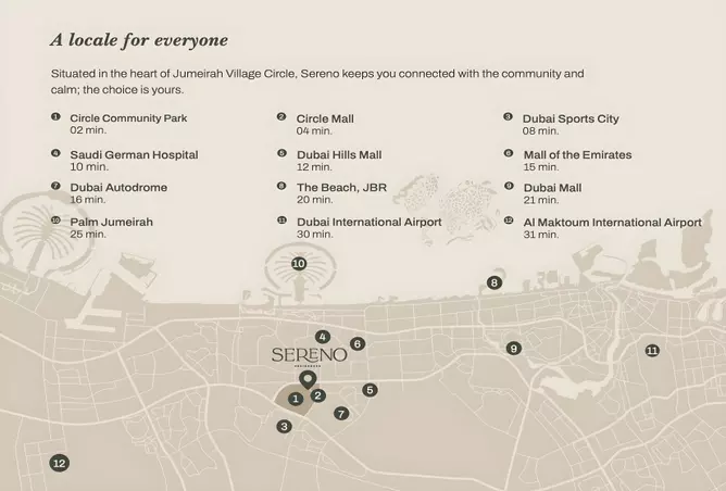 image of Sereno Residences by Svarn Development, Dubai,Jumeirah Village Circle,District 11,Sereno Residences — [3]