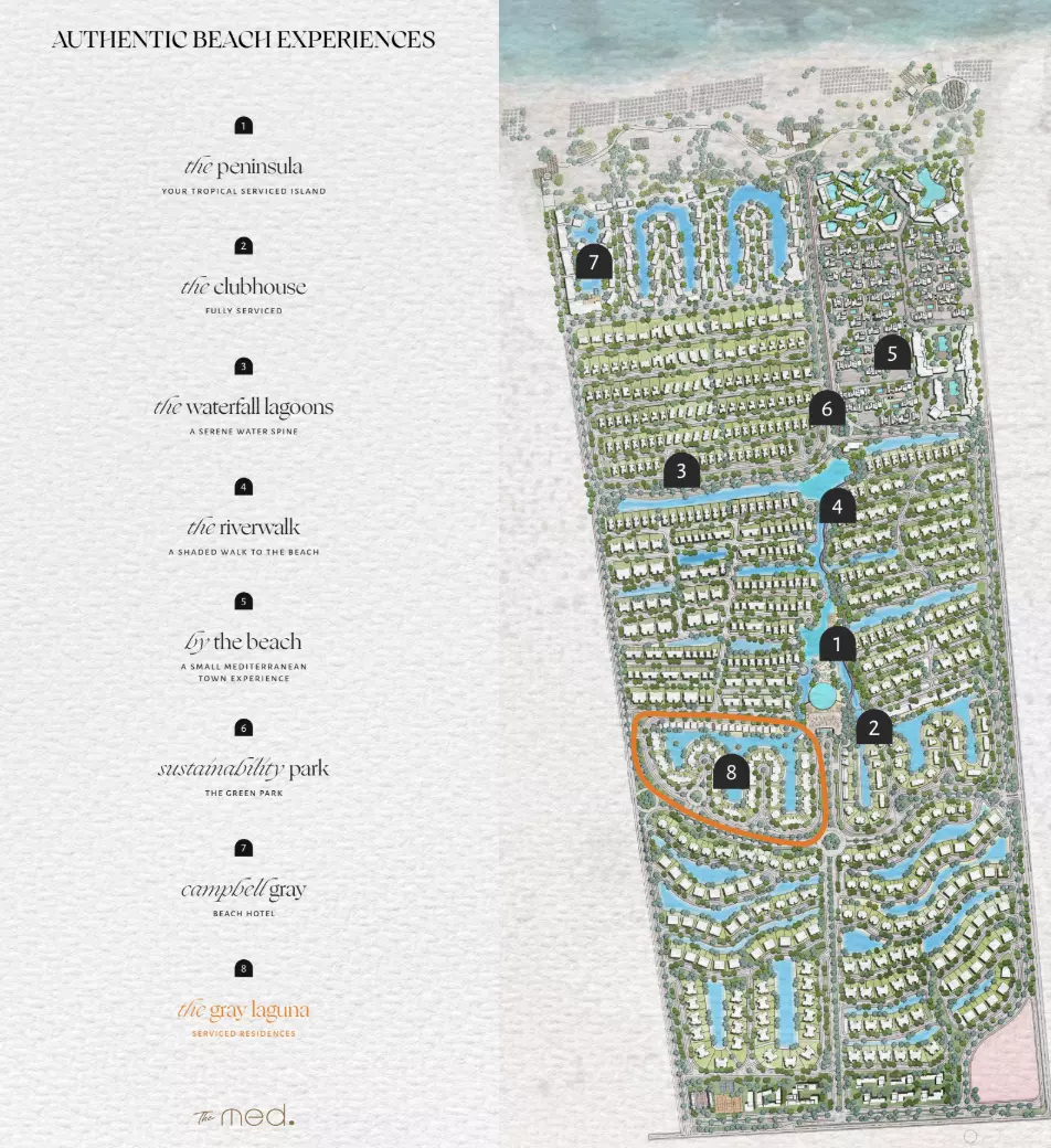 image of The Gray Laguna by people & places developments, North Coast,Ras Al Hekma,The Med — [1]