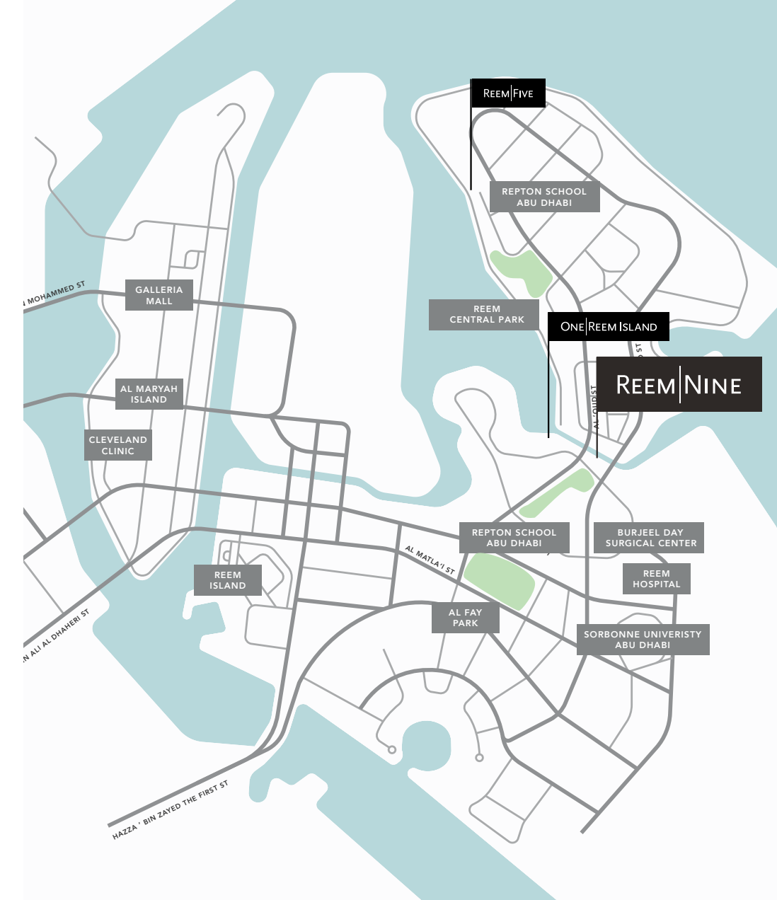 Reem Nine master plan 3 Master plan 3