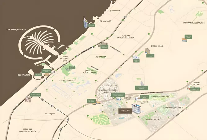image of Ghaff Land Residence by Arabian Gulf Properties, Dubai,Dubai Studio City,Ghaff Land Residence — [3]