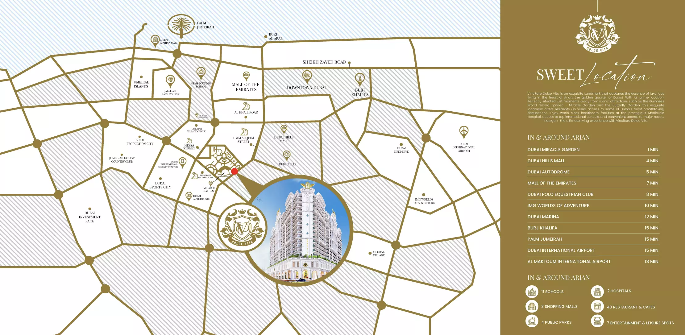 image of Vincitore Dolce Vita by Vincitore Real Estate Development, Dubai, Arjan, Vincitore Dolce Vita — [1]