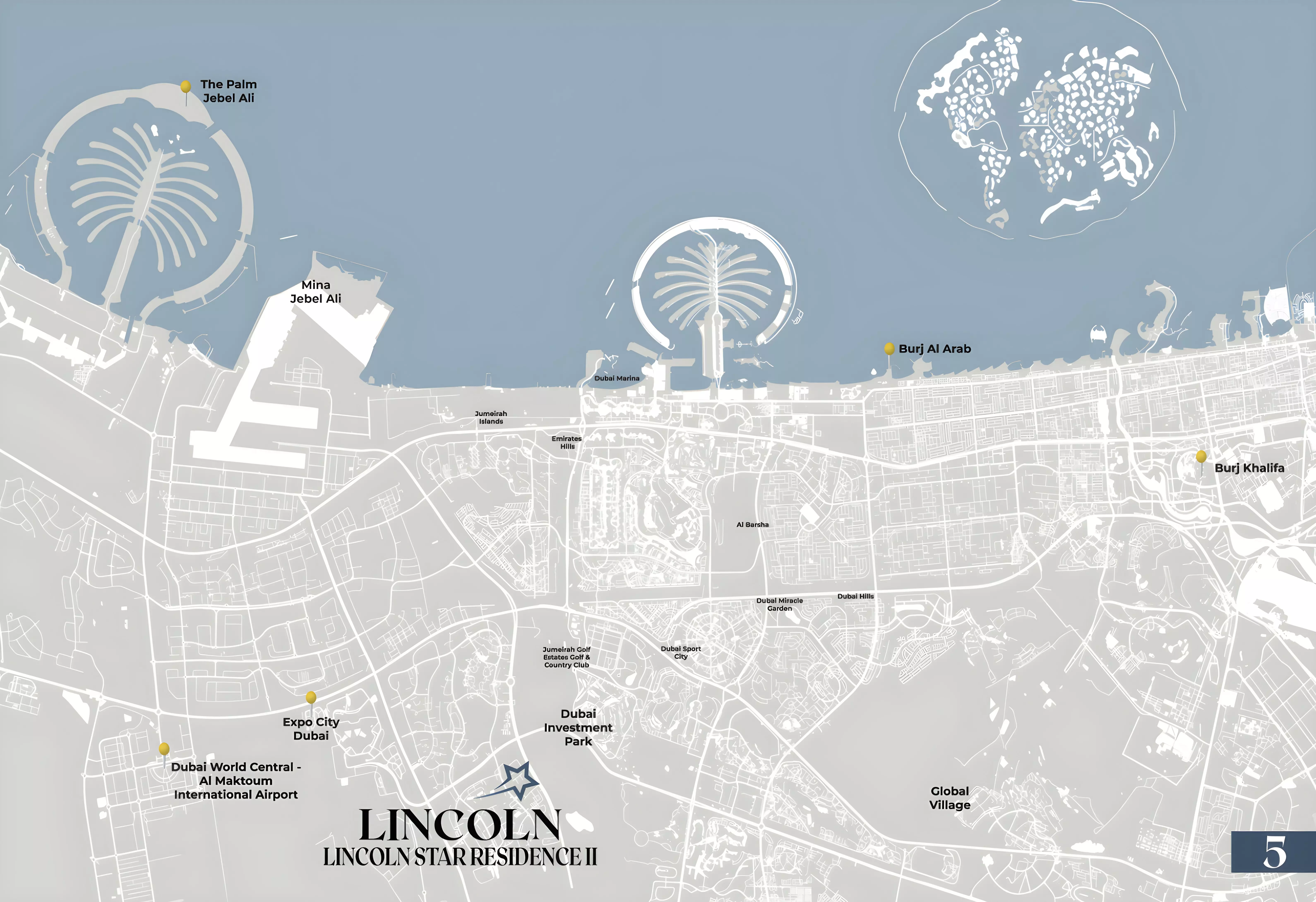 صورة لمشروع لينكولن ستار ريزيدنس 2 من تطوير Lincoln Star Real Estate Development في دبي,دبي الجنوب (مركز دبي العالمي),ذي بالس,لينكولن ستار ريزيدنس 2 - [1]