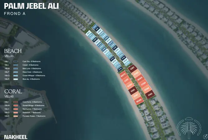 image of Palm Jebel Ali - Frond A by Nakheel, Dubai,Palm Jebel Ali — [3]